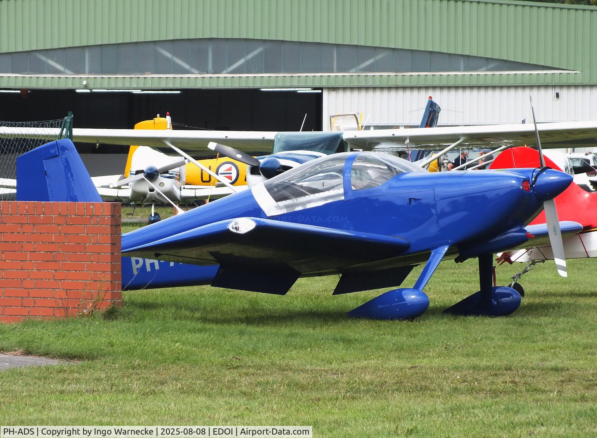 PH-ADS, 2013 Vans RV 7 C/N 73833, Vans RV-7 at Bienenfarm airfield during the 2025 Quax Bücker-Treffen (Bücker-Meeting) and Vintage Aerobatic World Championships