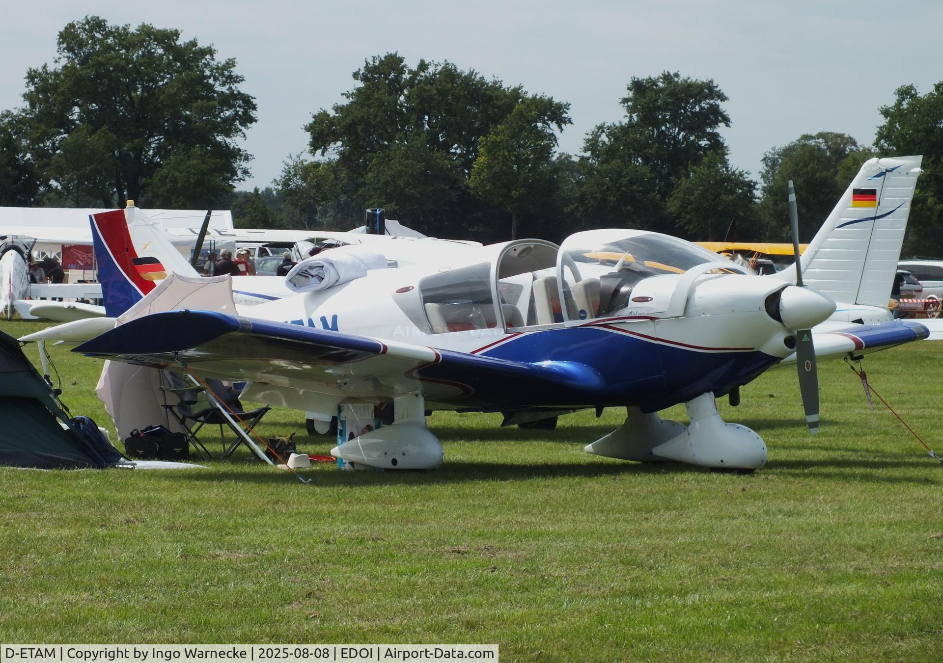 D-ETAM, 1971 Robin HR-100-200B Royale C/N 114, Robin HR.100-200B Royale at Bienenfarm airfield during the 2025 Quax Bücker-Treffen (Bücker-Meeting) and Vintage Aerobatic World Championships