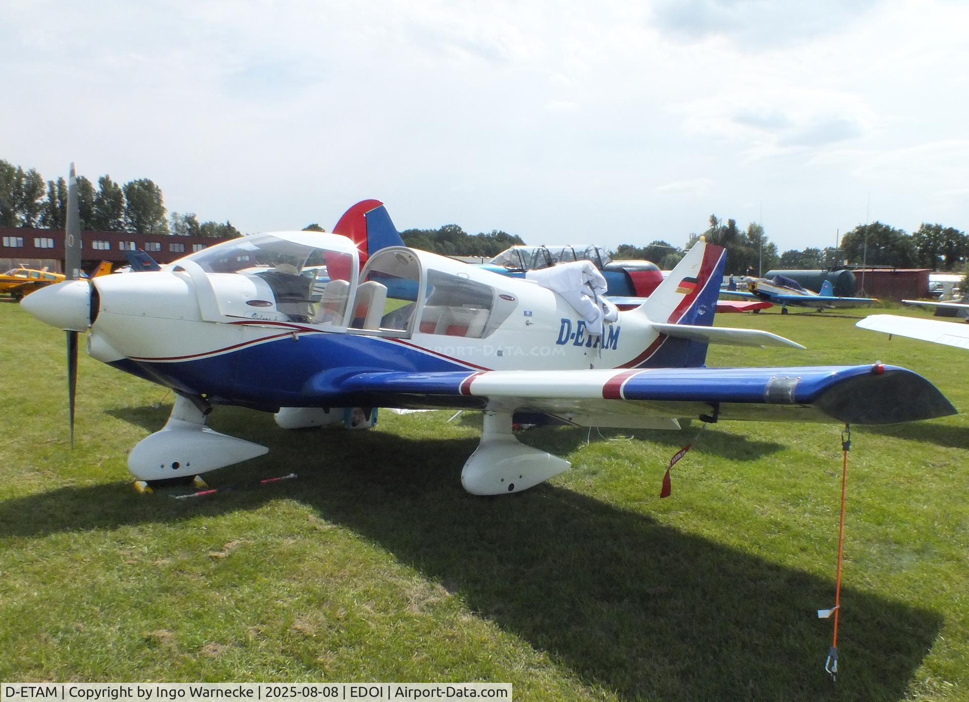 D-ETAM, 1971 Robin HR-100-200B Royale C/N 114, Robin HR.100-200B Royale at Bienenfarm airfield during the 2025 Quax Bücker-Treffen (Bücker-Meeting) and Vintage Aerobatic World Championships