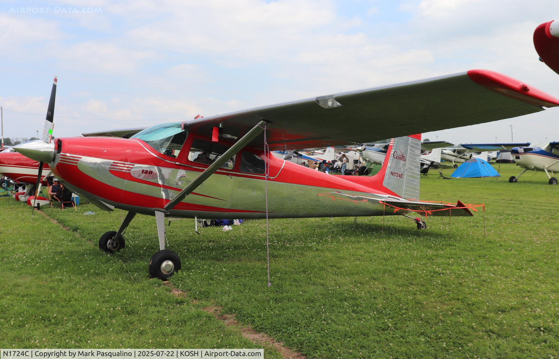 N1724C, 1953 Cessna 180 C/N 30424, Cessna 180