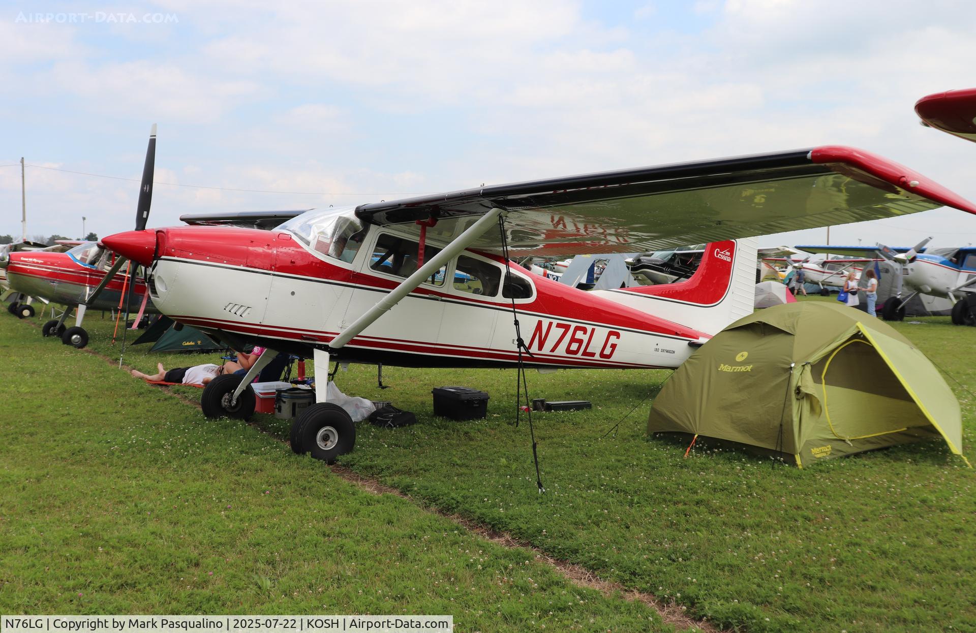 N76LG, 1976 Cessna 180J C/N 18052674, Cessna 180J