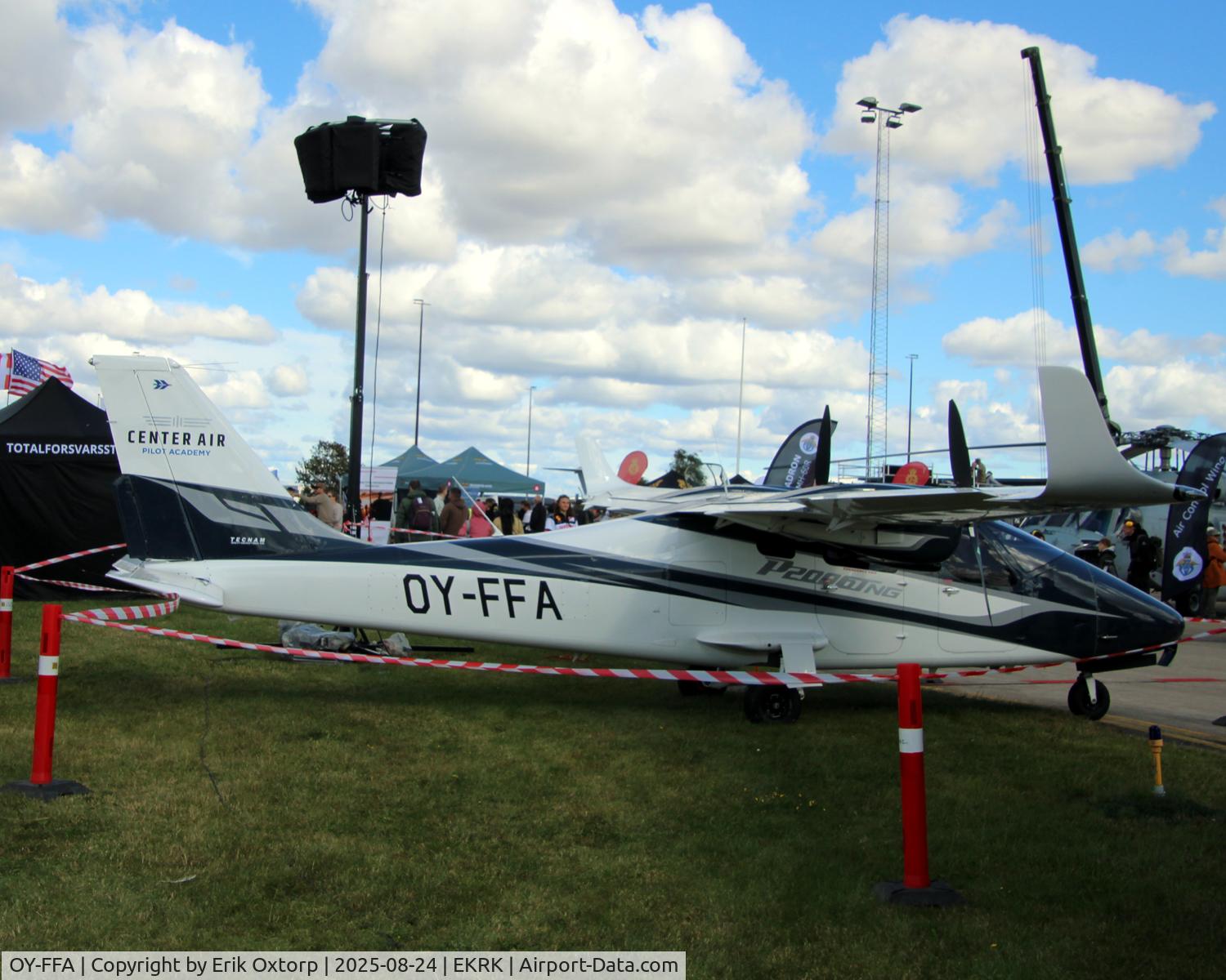 OY-FFA, 2025 Tecnam Tecnam P2006NG C/N 1007, OY-FFA at the Roskilde Air Show