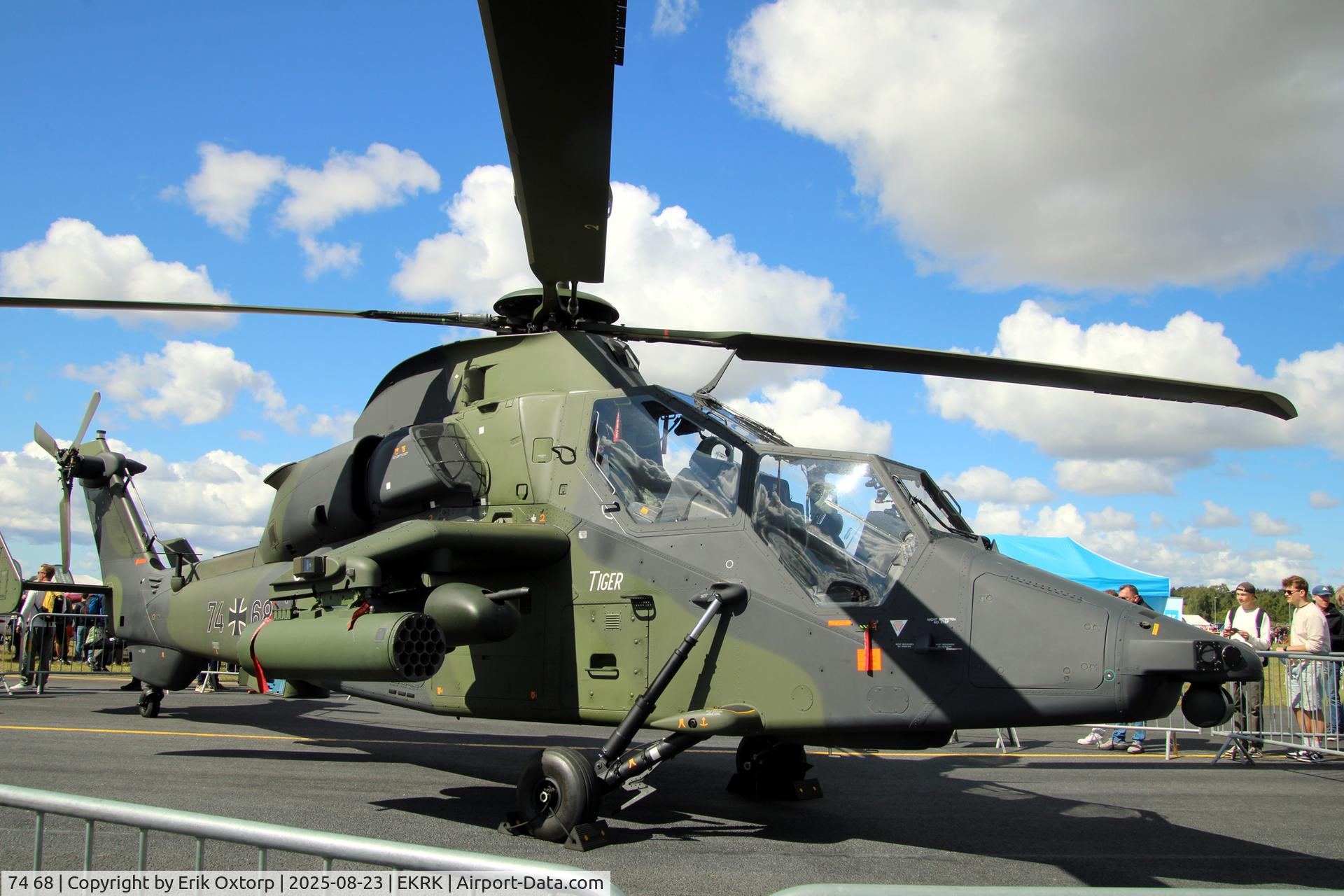 74 68, Eurocopter EC-665 Tiger UHT C/N 1068/UHT68, 74 68 at the Roskilde Air Show