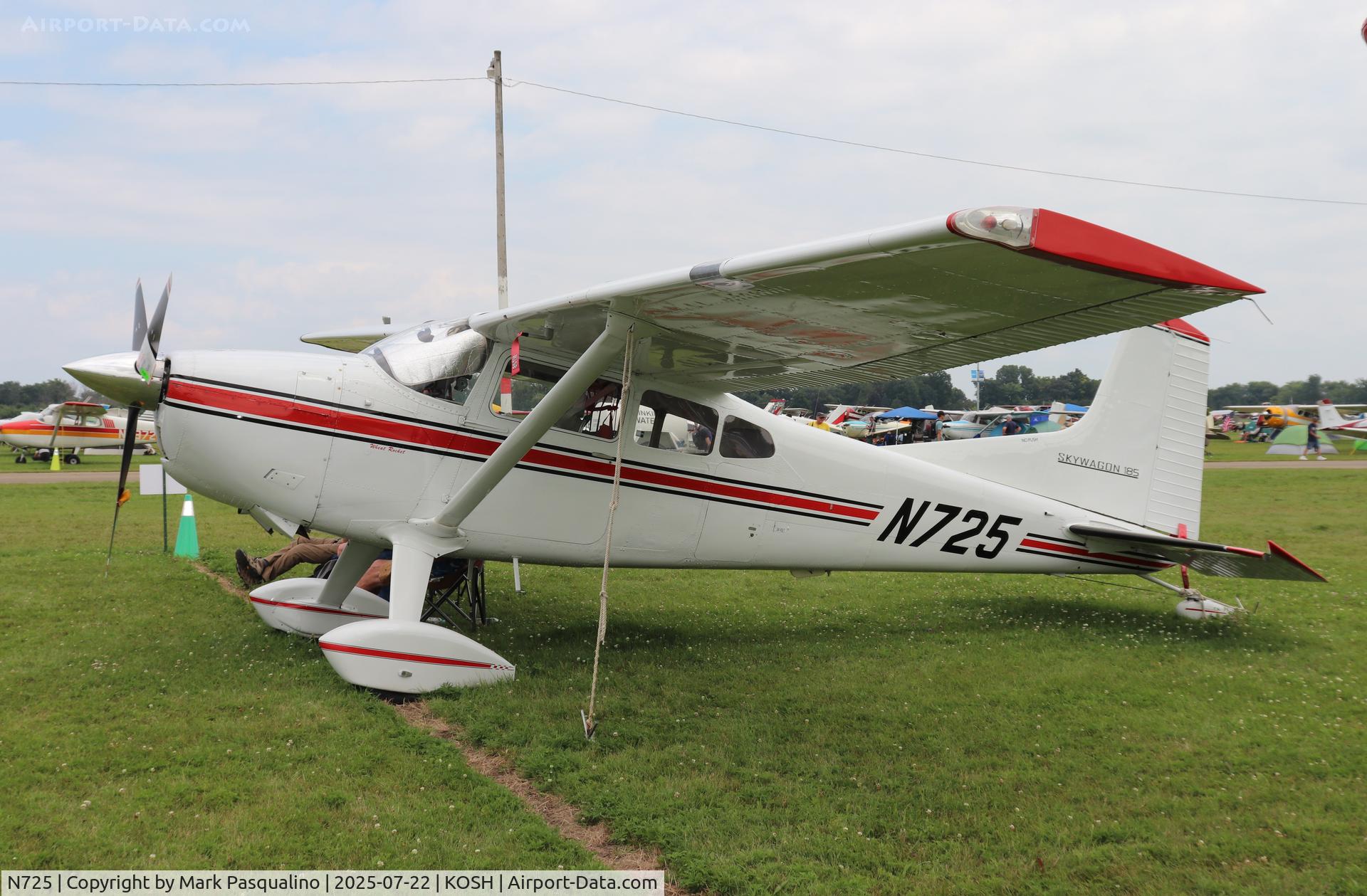 N725, 1964 Cessna 185C Skywagon C/N 185-0737, Cessna 180C