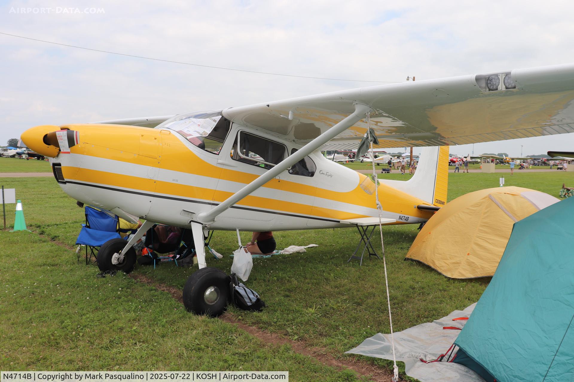 N4714B, 1955 Cessna 180 C/N 31612, Cessna 180
