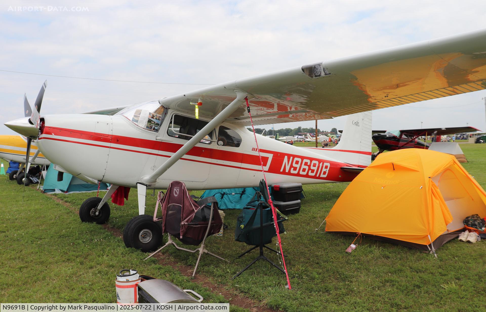 N9691B, 1957 Cessna 180A C/N 32988, Cessna 180A