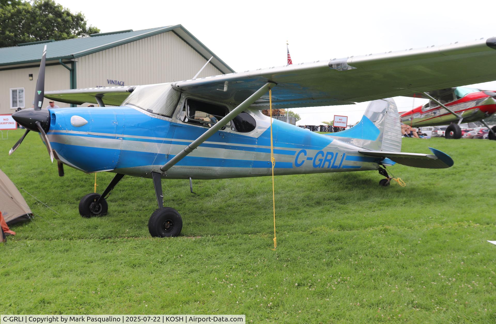 C-GRLI, 1954 Cessna 170B C/N 26238, Cessna 170B