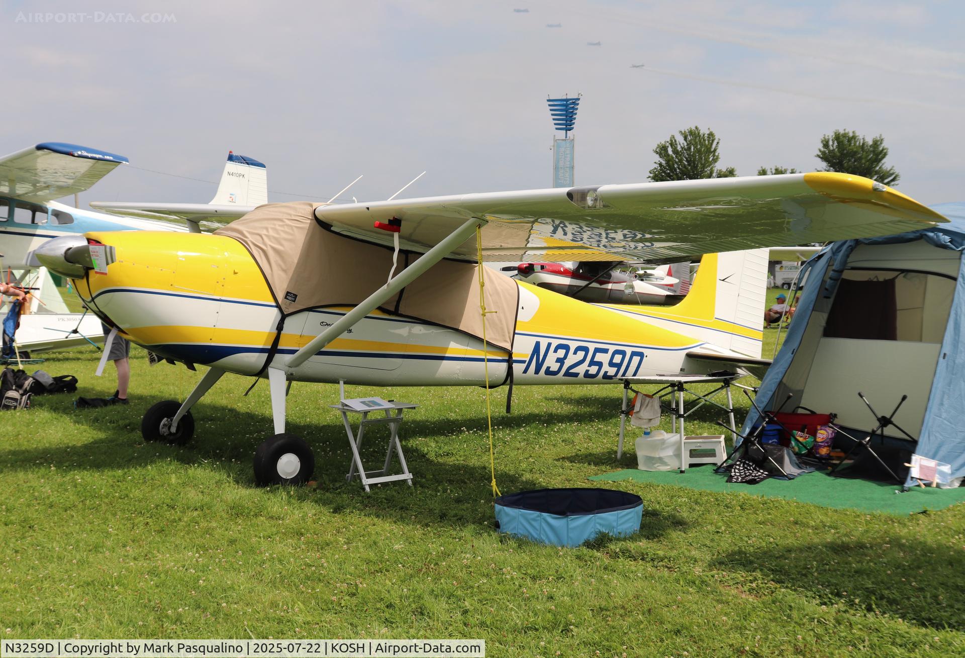 N3259D, 1955 Cessna 180 C/N 32057, Cessna 180