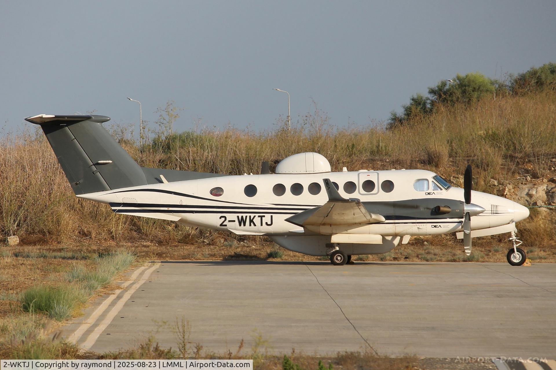 2-WKTJ, 2006 Raytheon Aircraft Company B300 C/N FL-470, Raytheon Aircraft Company B300 reg 2-WKTJ of DEA Aviation parked at Safi Aviation Park in Malta.