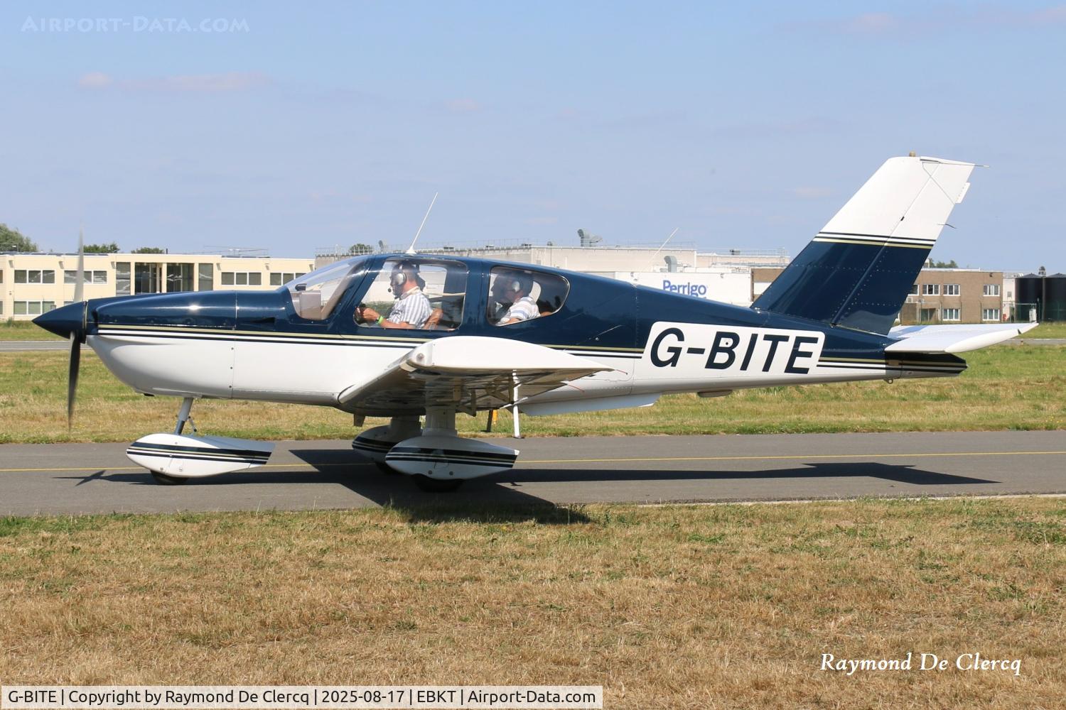 G-BITE, 1981 Socata TB-10 Tobago C/N 193, At Kortrijk Airport.