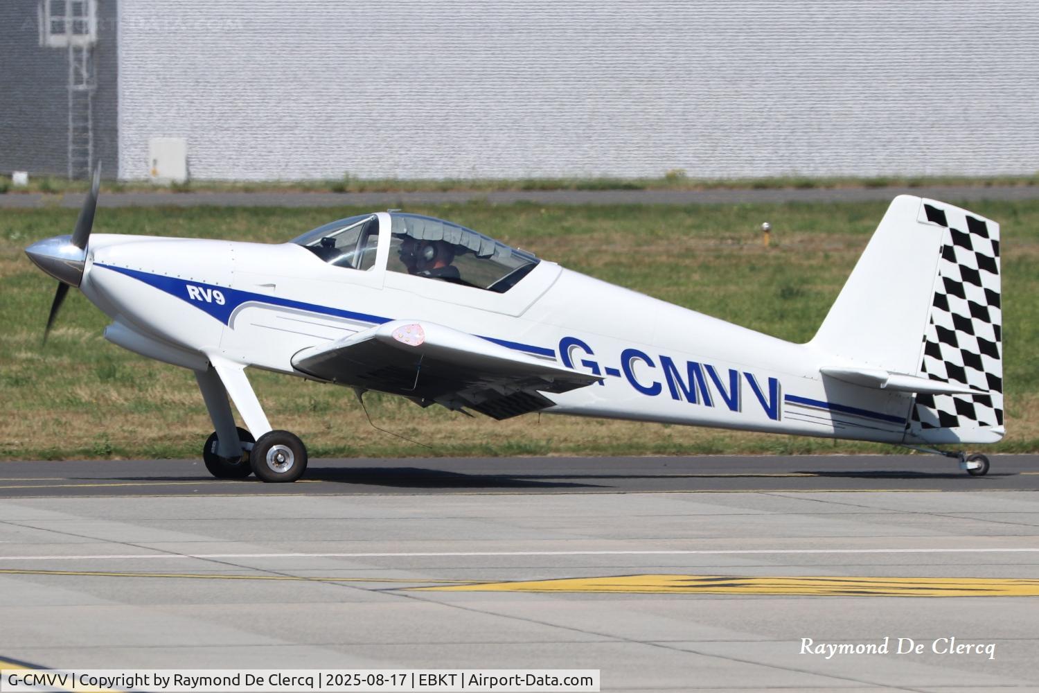 G-CMVV, 2024 Vans RV-9 C/N LAA 320-15423, At Kortrijk Airport.