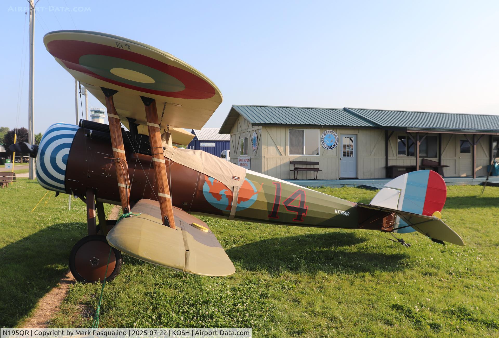 N195QR, 2018 ROBERT BRUCE MUNDIE MUNDIE NIEUPORT 28 C/N 20110501, Nieuport 28 (Replica)