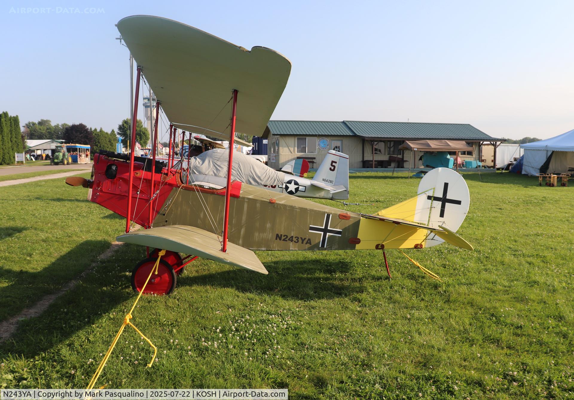 N243YA, McClurkan Fokker D7 (Replica) C/N 001, Fokker D7 (Replica)