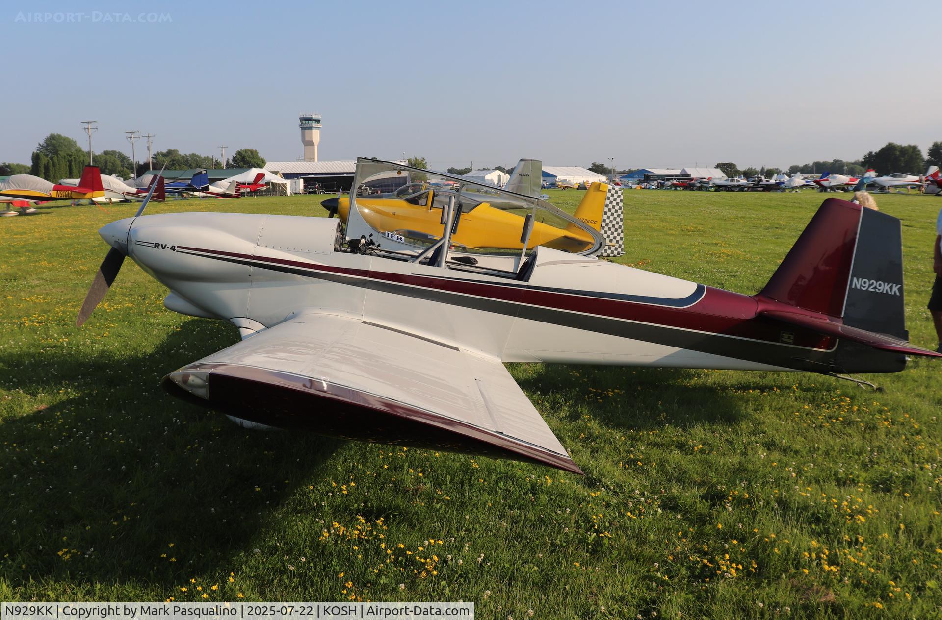 N929KK, 2002 Vans RV-4 C/N 1195, Vans RV-4