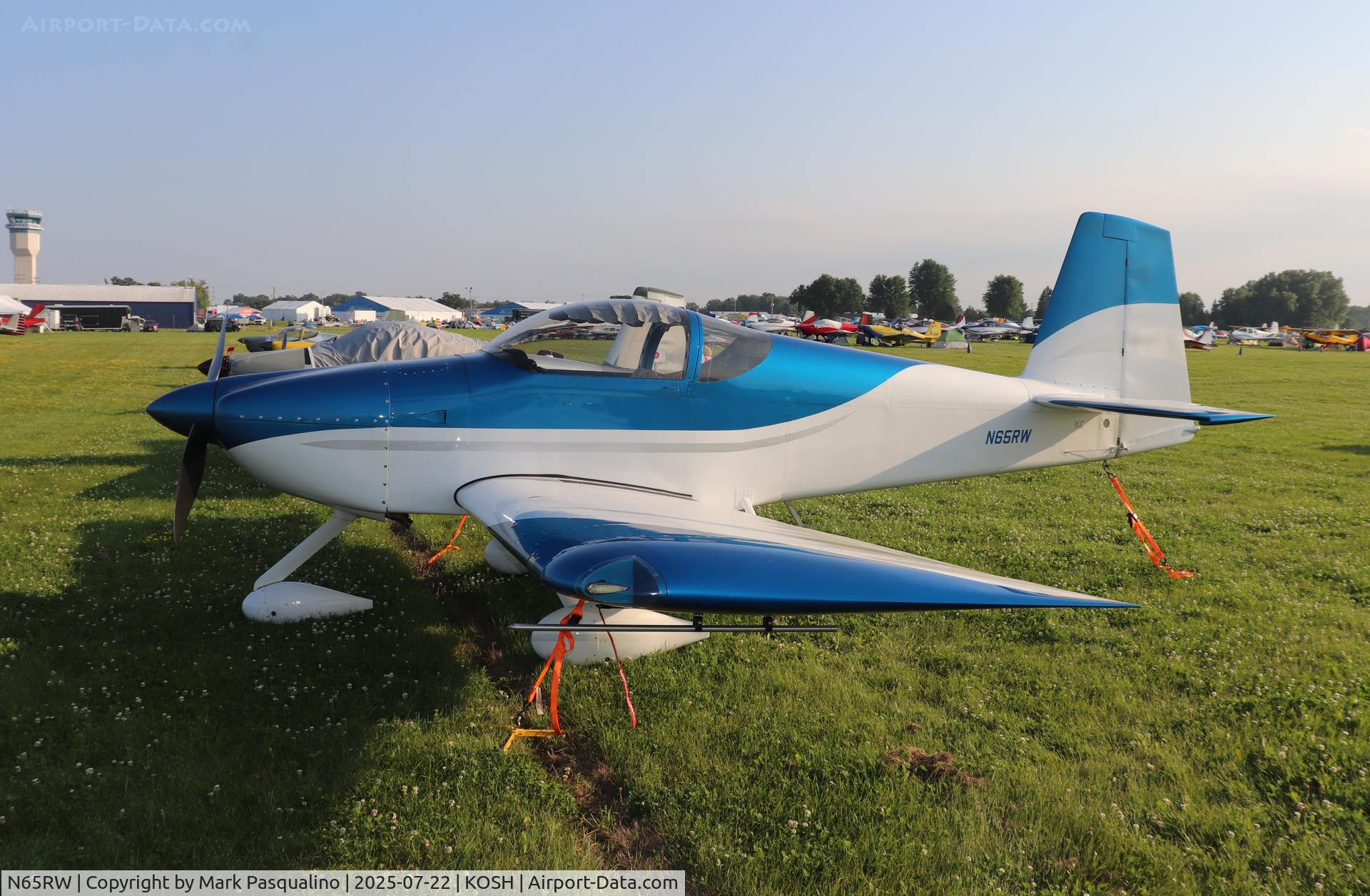 N65RW, 2012 Vans RV-7A C/N 72204, Vans RV-7A
