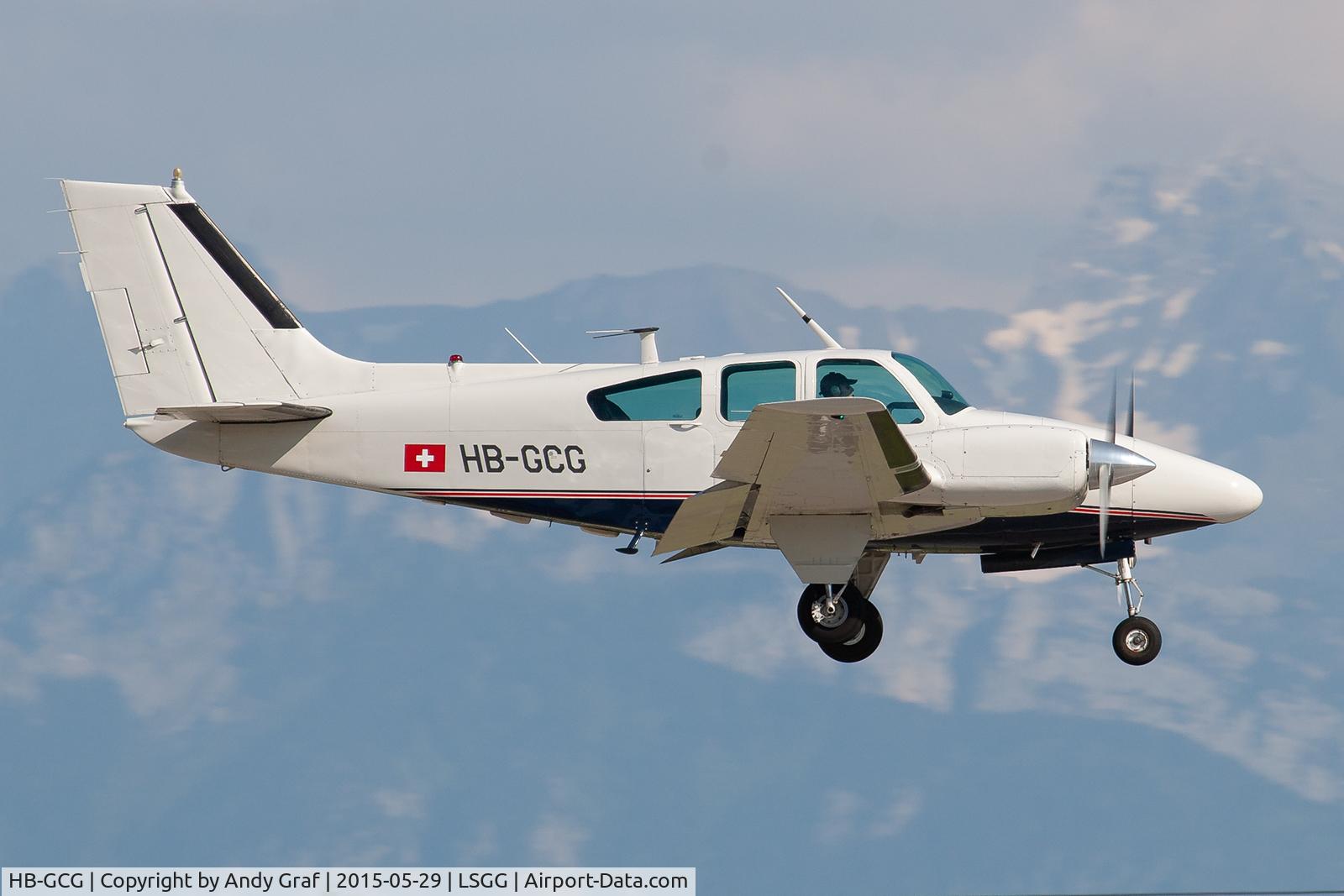HB-GCG, 1961 Beechcraft 95-B55 Baron C/N TC-76, Untitled Beech 95
