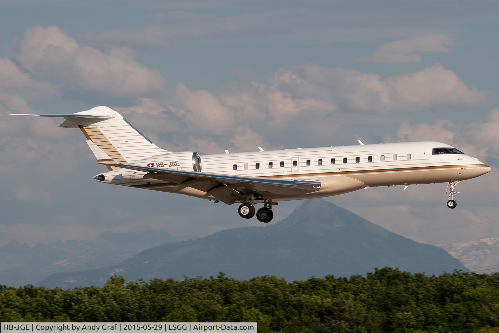 HB-JGE, 2008 Bombardier BD-700-1A10 Global Express C/N 9287, Untitled BD700