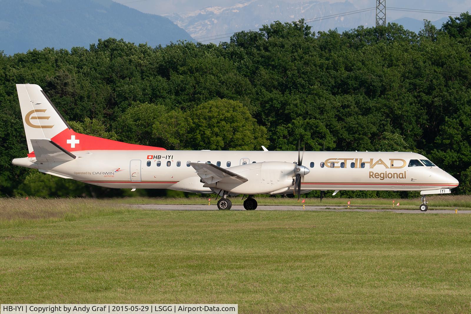 HB-IYI, 1995 Saab 2000 C/N 2000-016, Ethiad Regional