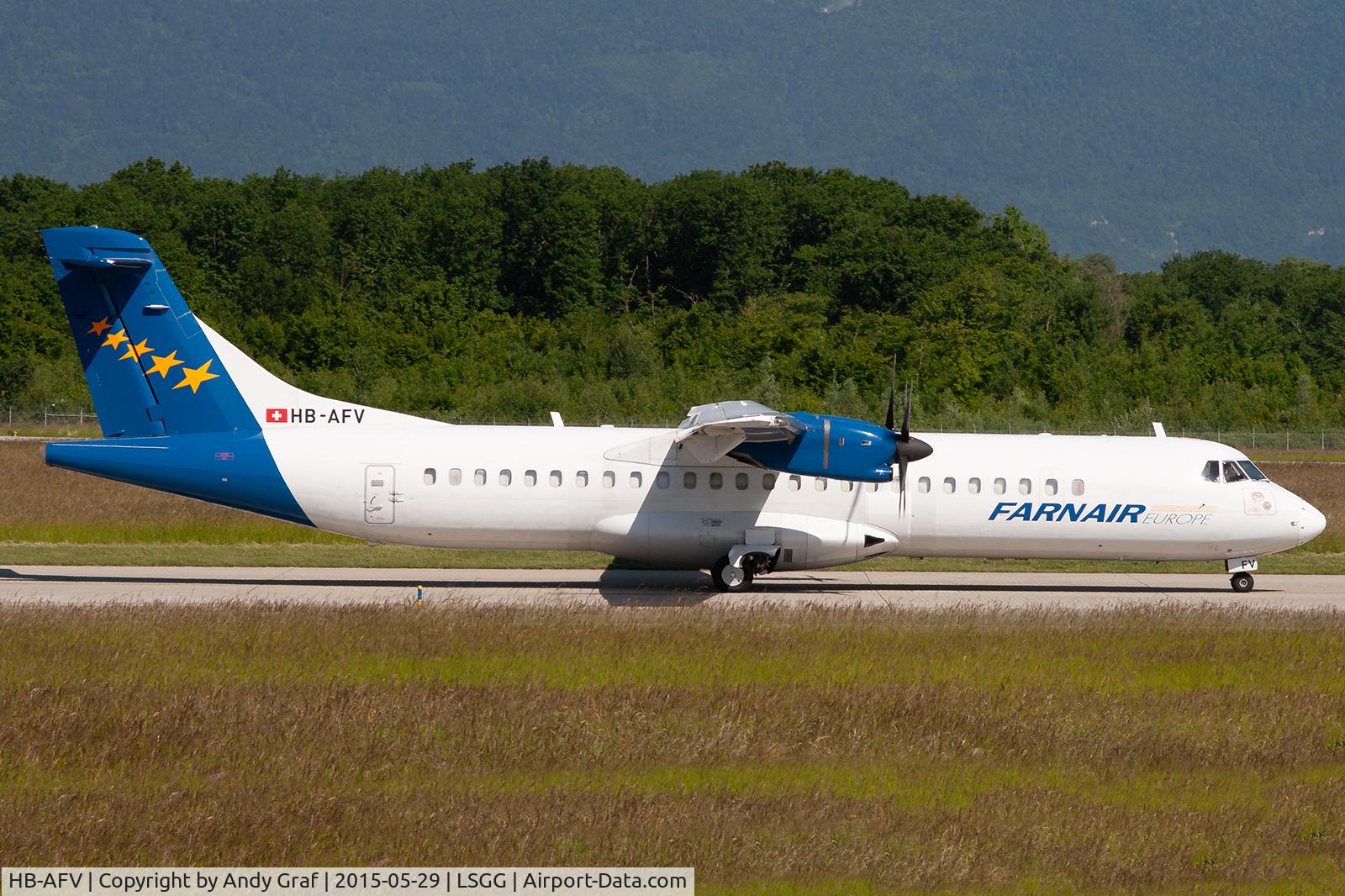 HB-AFV, 1992 ATR 72-202 C/N 341, Farnair ATR42
