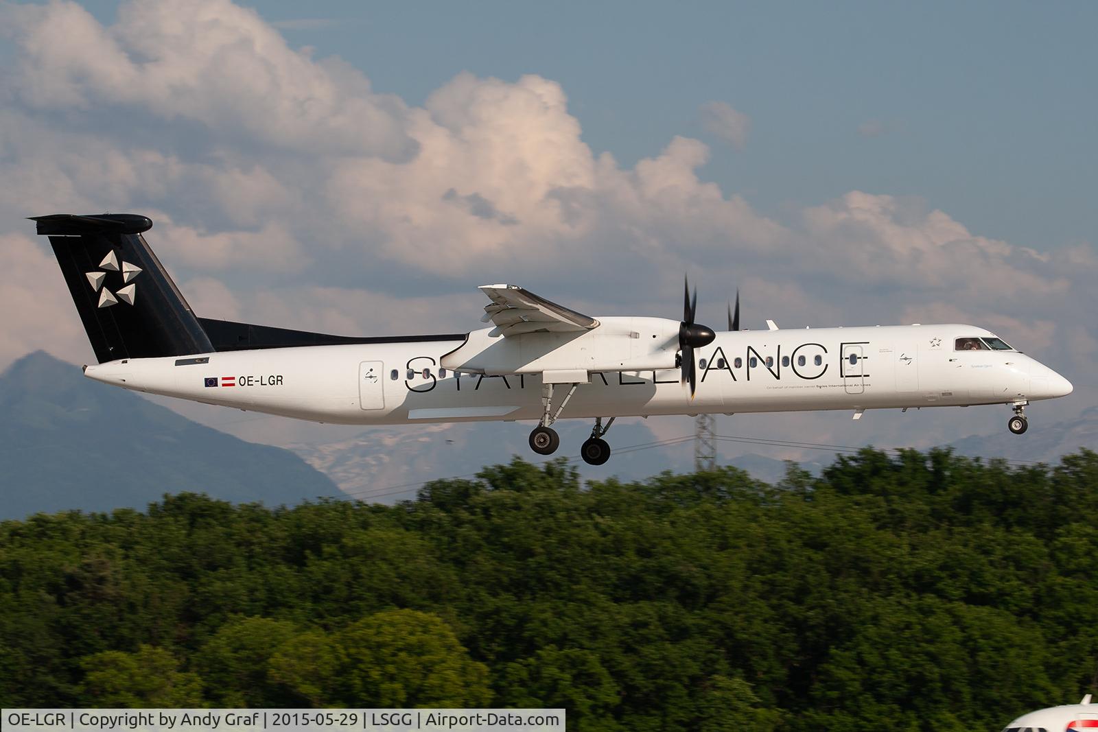 OE-LGR, 2001 De Havilland Canada DHC-8-402Q Dash 8 C/N 4045, Austrian Arrows DHC8-400