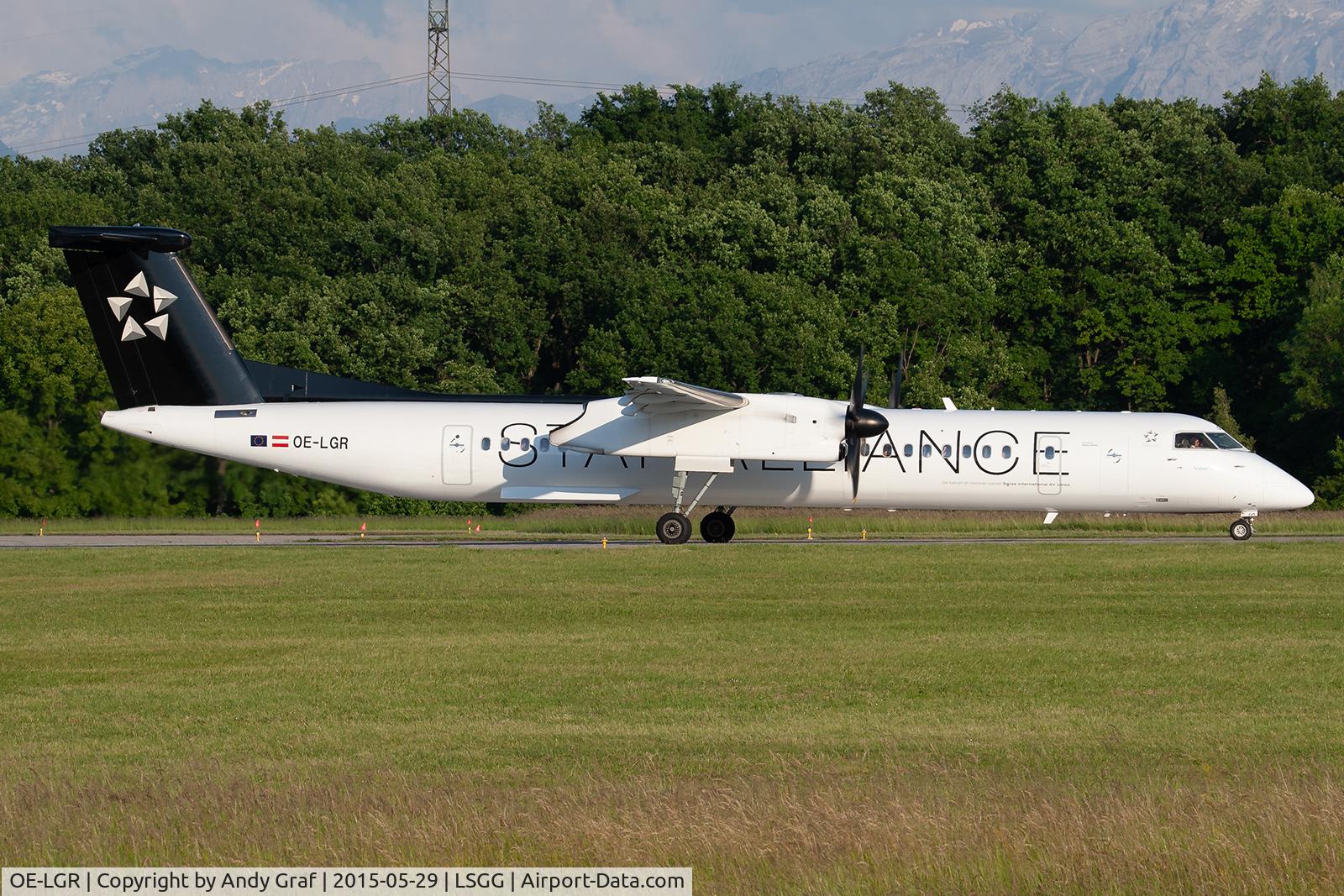 OE-LGR, 2001 De Havilland Canada DHC-8-402Q Dash 8 C/N 4045, Austrian Arrows DHC8-400