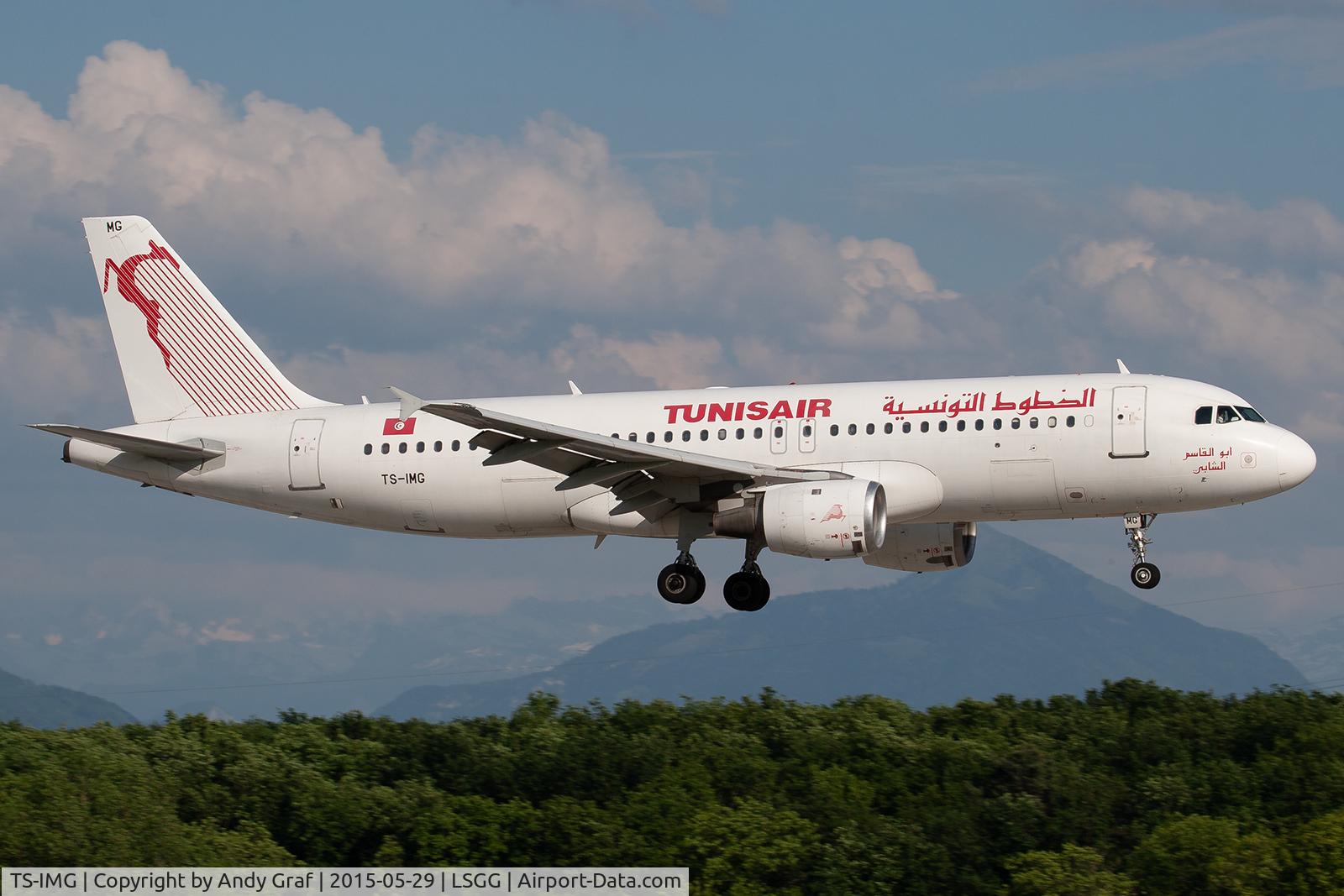 TS-IMG, 1992 Airbus A320-211 C/N 0390, Tunisair A320