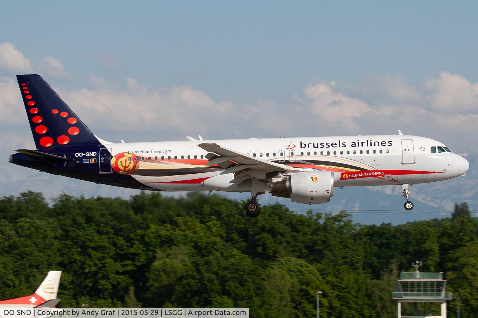 OO-SND, 2002 Airbus A320-214 C/N 1838, Brussel Airlines A320