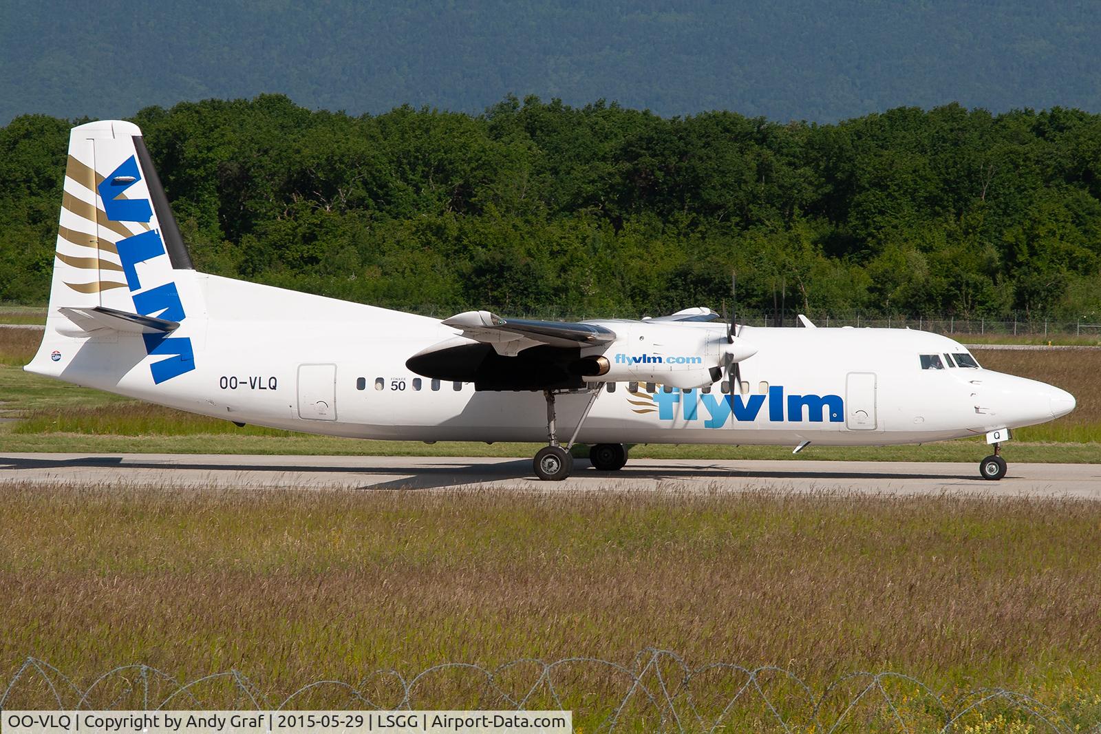 OO-VLQ, 1989 Fokker 50 C/N 20159, VLM F50