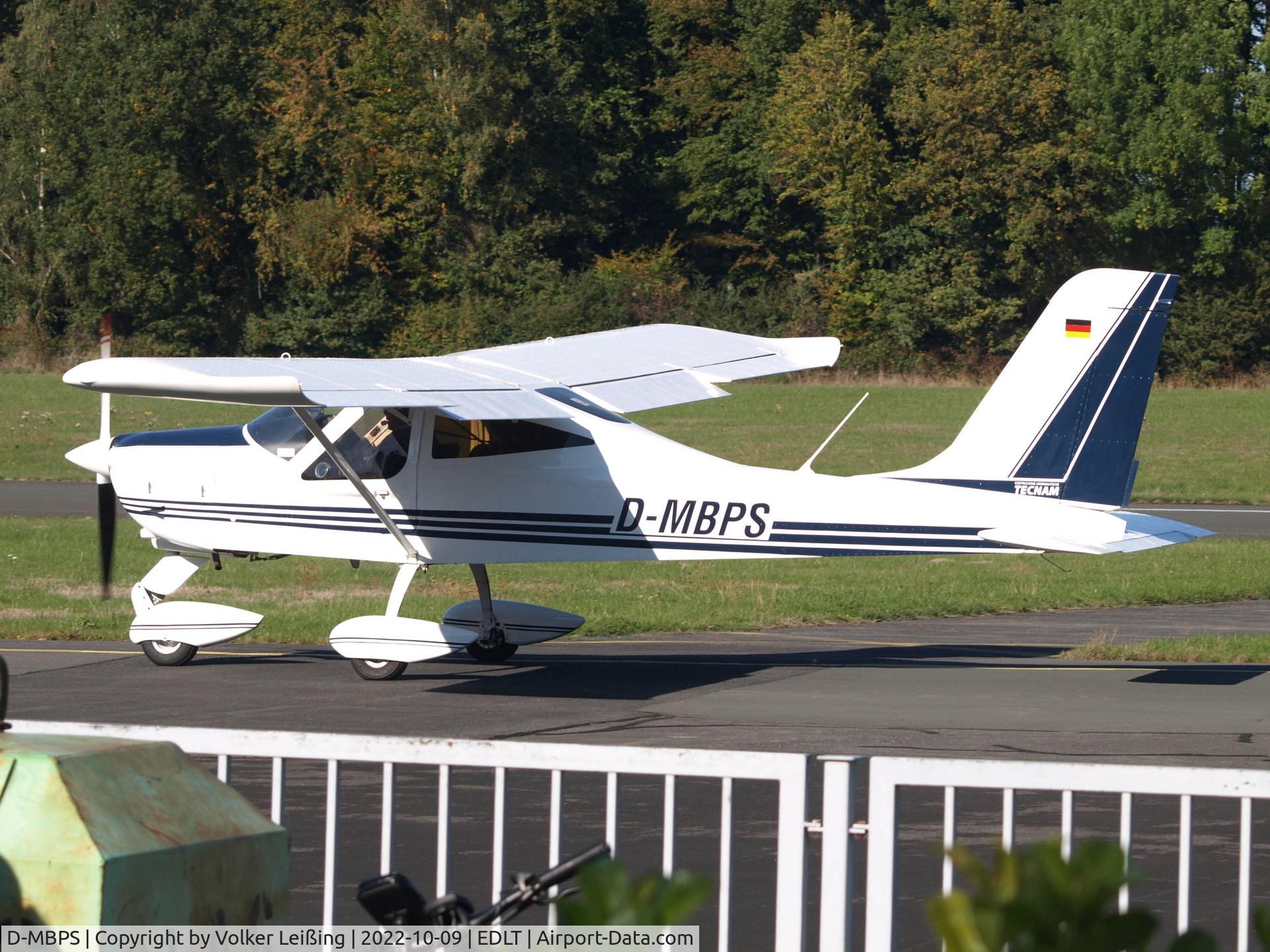 D-MBPS, Tecnam P-92 Echo C/N 1315, taxi to parking