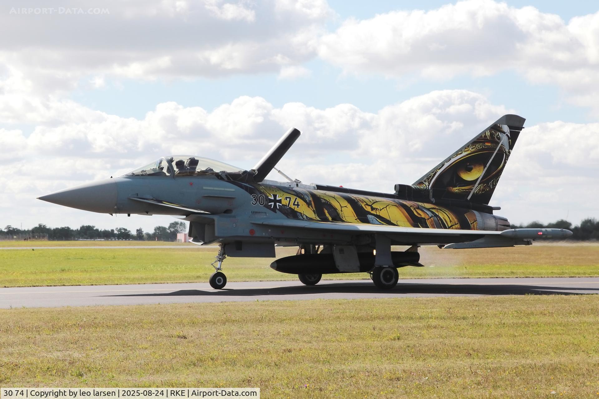 30 74, 2014 Eurofighter EF-2000 Typhoon C/N GS055, Roskilde Air Show 24.8.2025