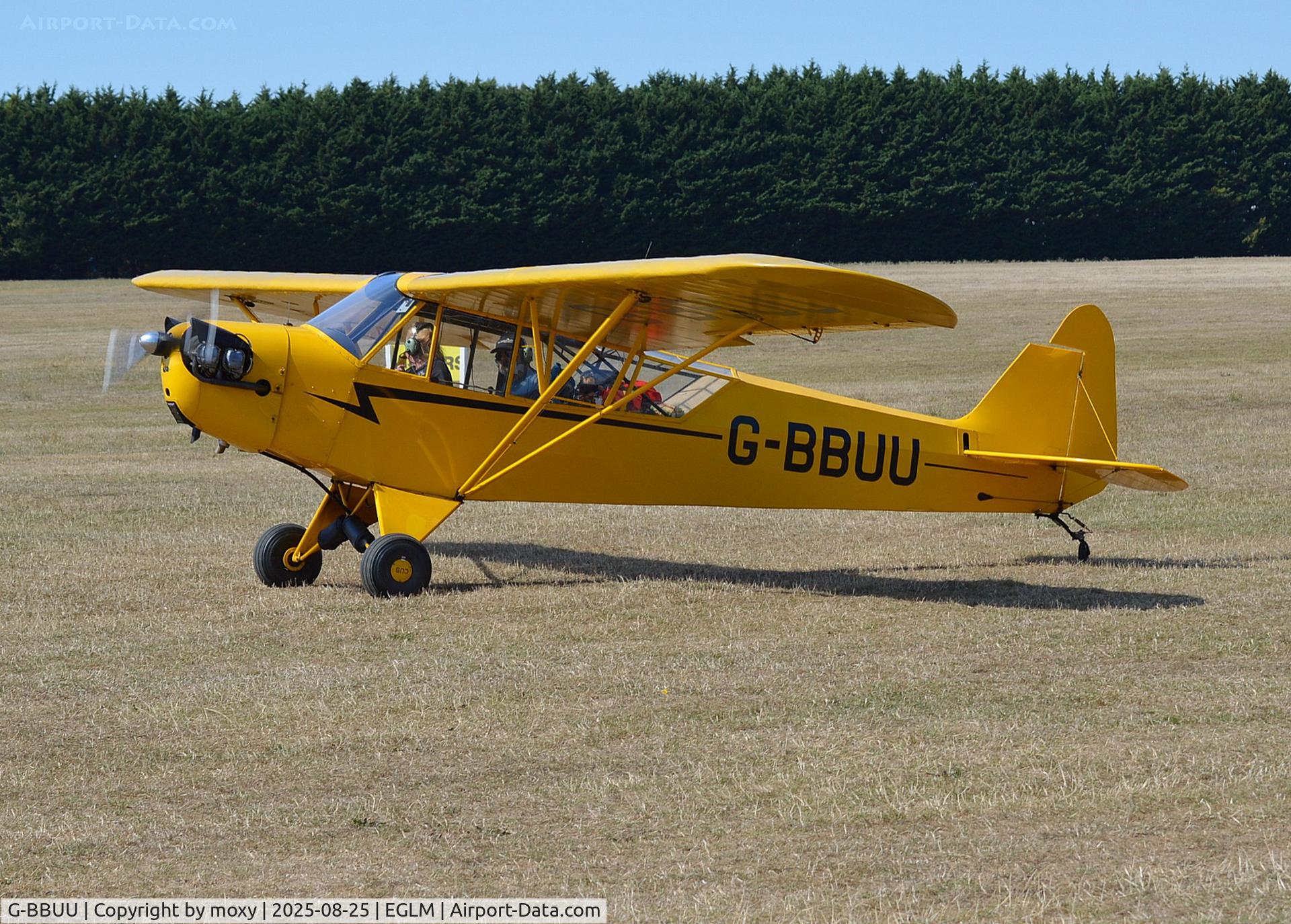 G-BBUU, 1943 Piper J3C-65 Cub Cub C/N 10354, Piper J3C-65 Cub at White Waltham. Ex F-BBSQ