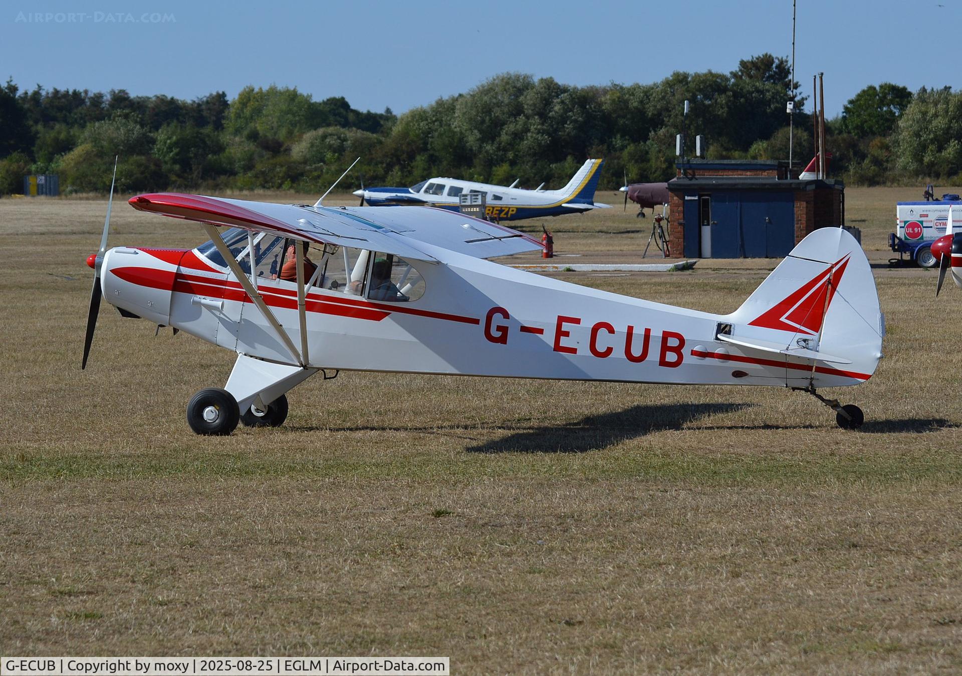 G-ECUB, 1958 Piper PA-18 Super Cub C/N 18-6279, Piper PA-18 Super Cub at White Waltham. 