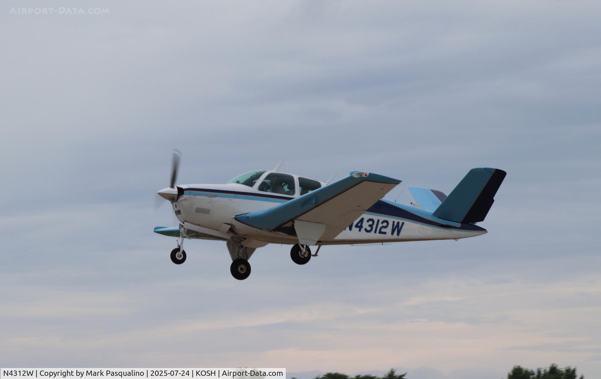 N4312W, 1974 Beech V35B Bonanza C/N D-9585, Beech V35B