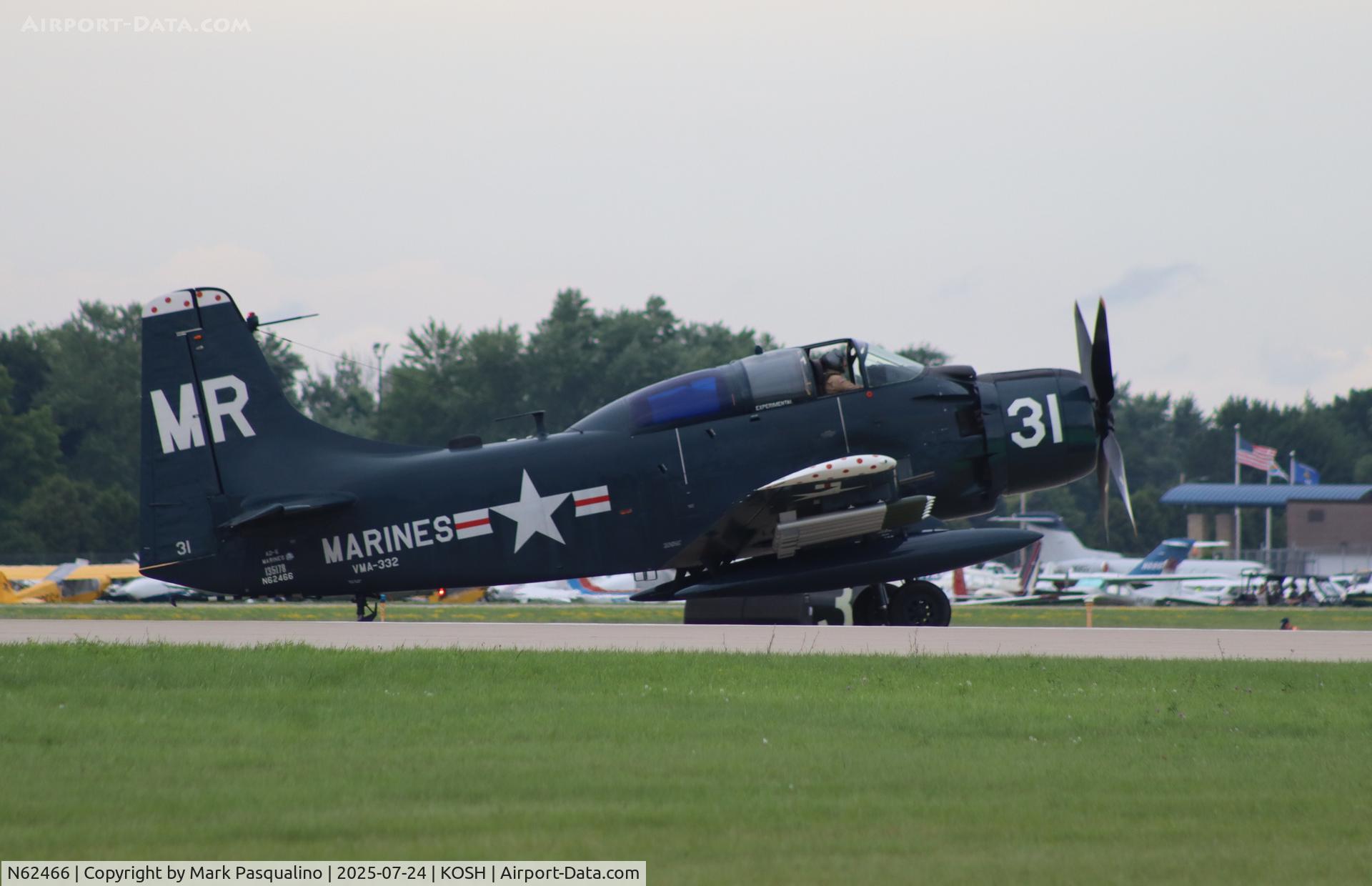 N62466, 1955 Douglas EA-1E Skyraider C/N 10255 (135178), Douglas EA-1E