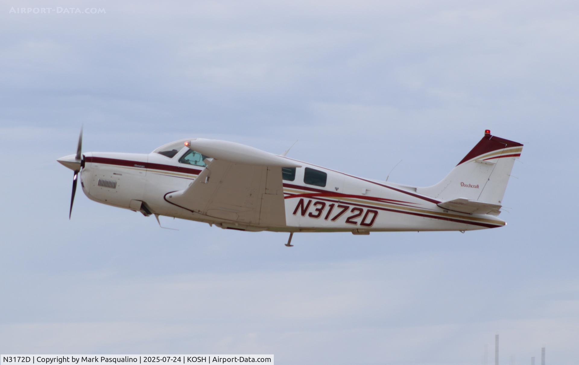 N3172D, 1988 Beech A36 Bonanza 36 C/N E-2454, Beech A36