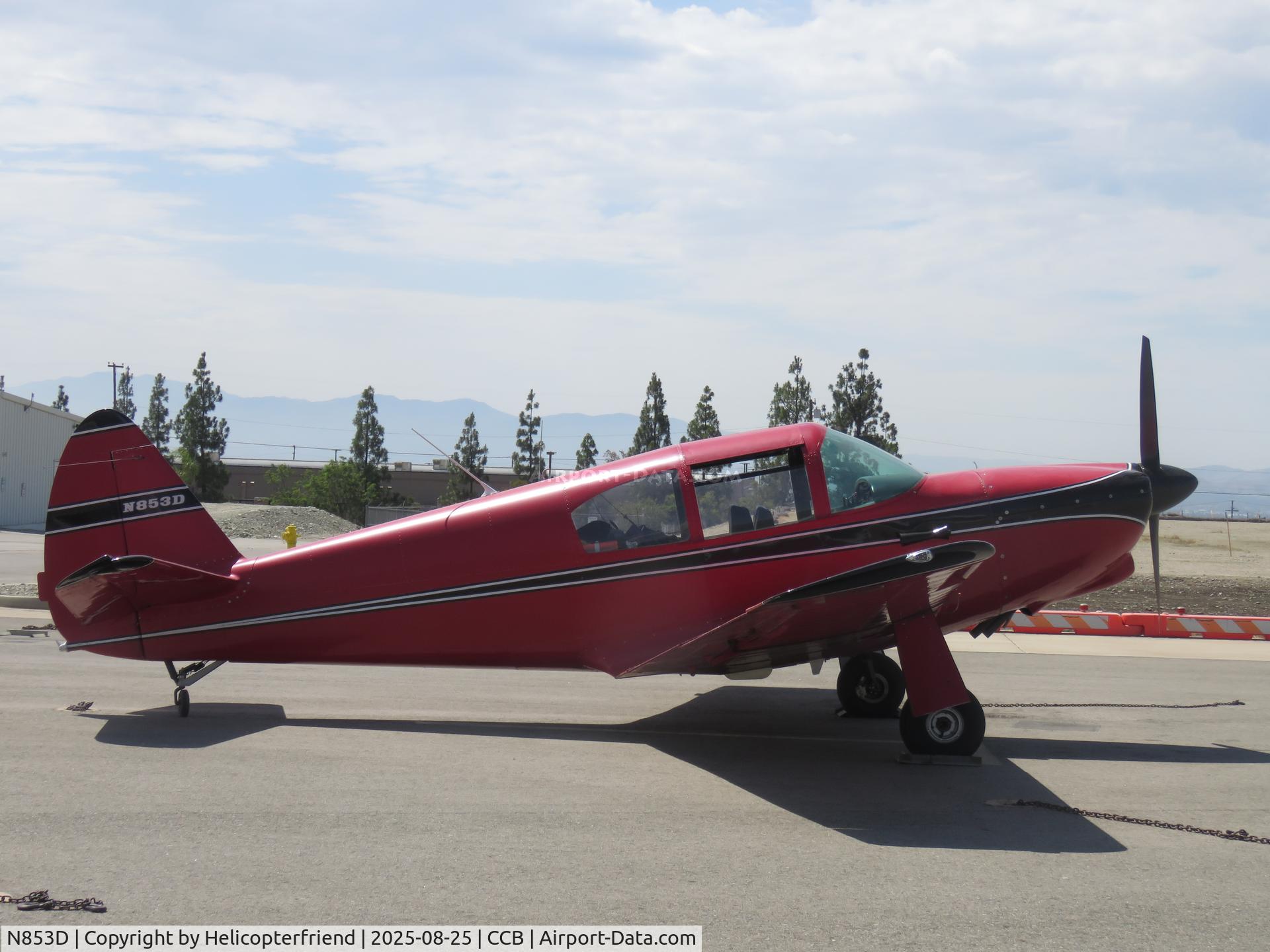 N853D, 1946 Temco GC-1B Swift C/N 1349, Parked in transit parking