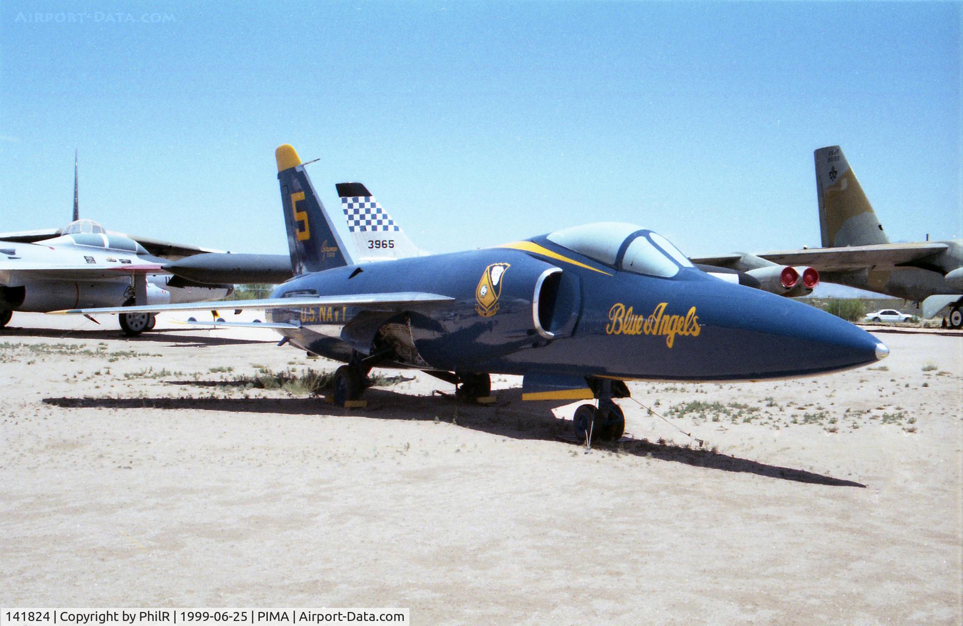 141824, Grumman F11F-1 Tiger C/N 141, 141824 Grumman F-11A Tiger USN Pima 25.06.99