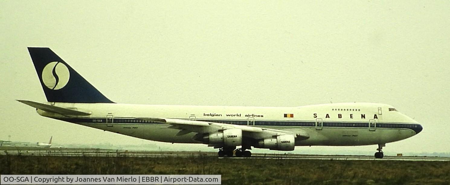 OO-SGA, 1970 Boeing 747-129 C/N 20401, ex-slide