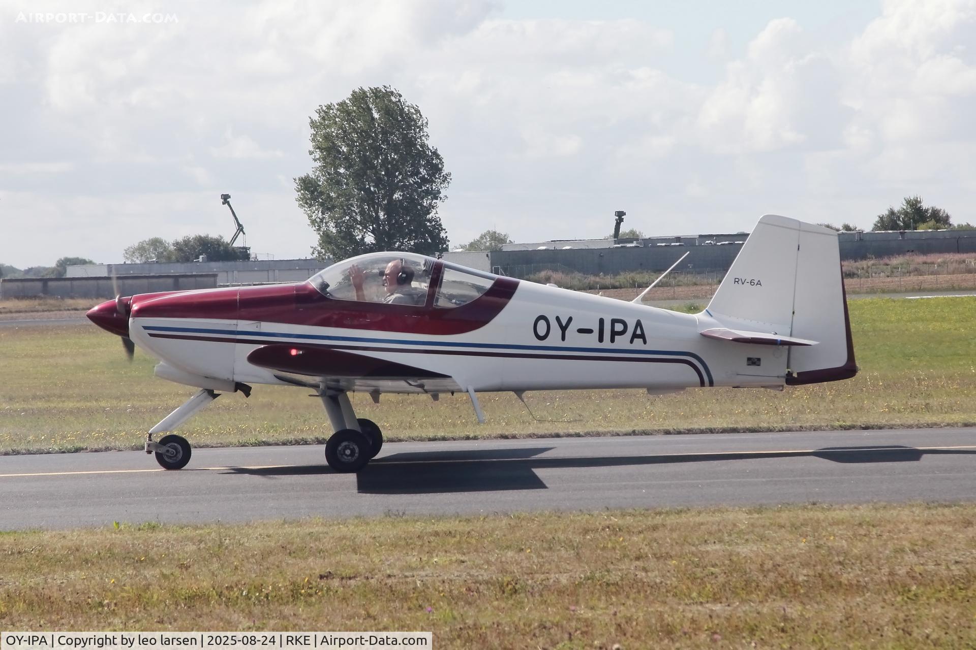 OY-IPA, 2001 Van's RV-6A C/N 08052-2353, Roskilde Airshow 24.8.2025