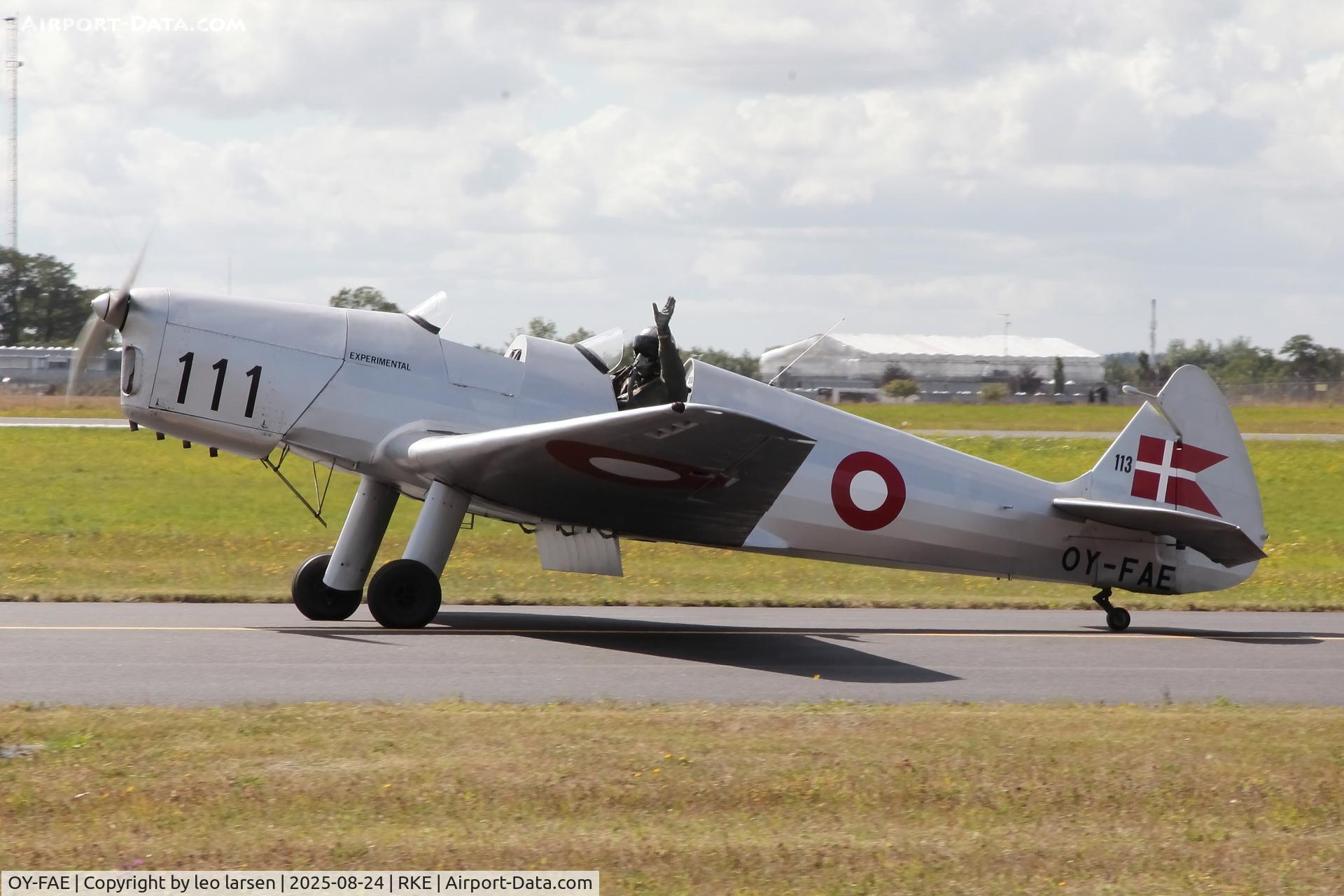OY-FAE, 1946 SAI KZ IIT Traener C/N 119, Roskilde Airshow 24.8.2025