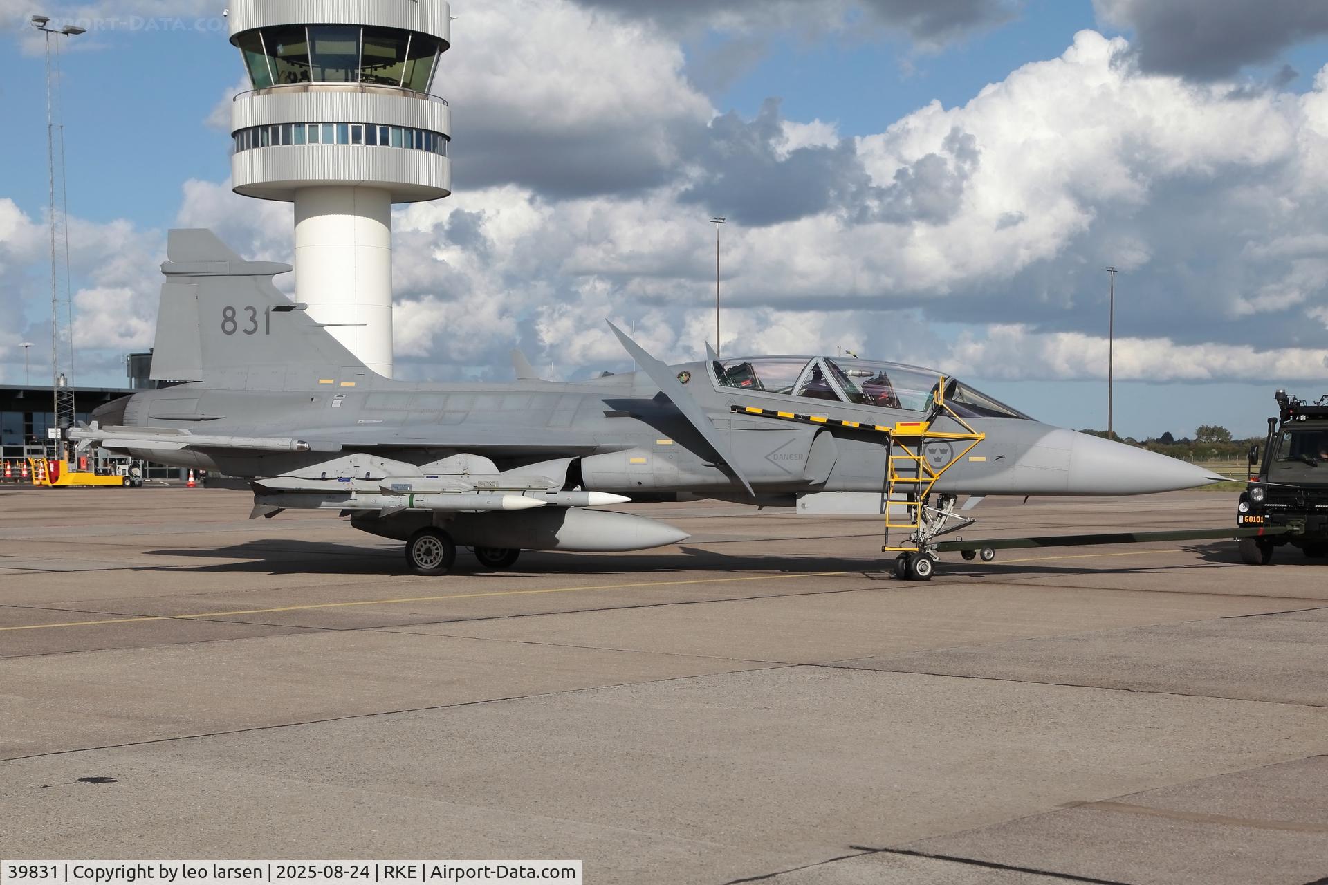 39831, Saab JAS-39D Gripen C/N 39831, Roskilde Airshow 24.8.2025