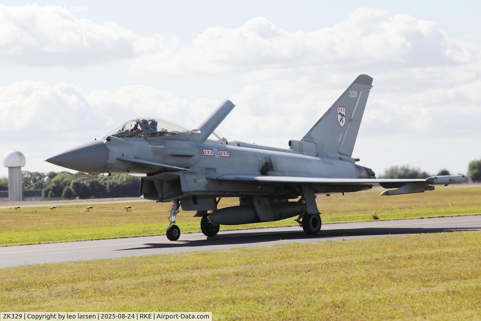 ZK329, 2012 Eurofighter EF-2000 Typhoon FGR4 C/N BS090/342, Roskilde Air show 24.8.2025