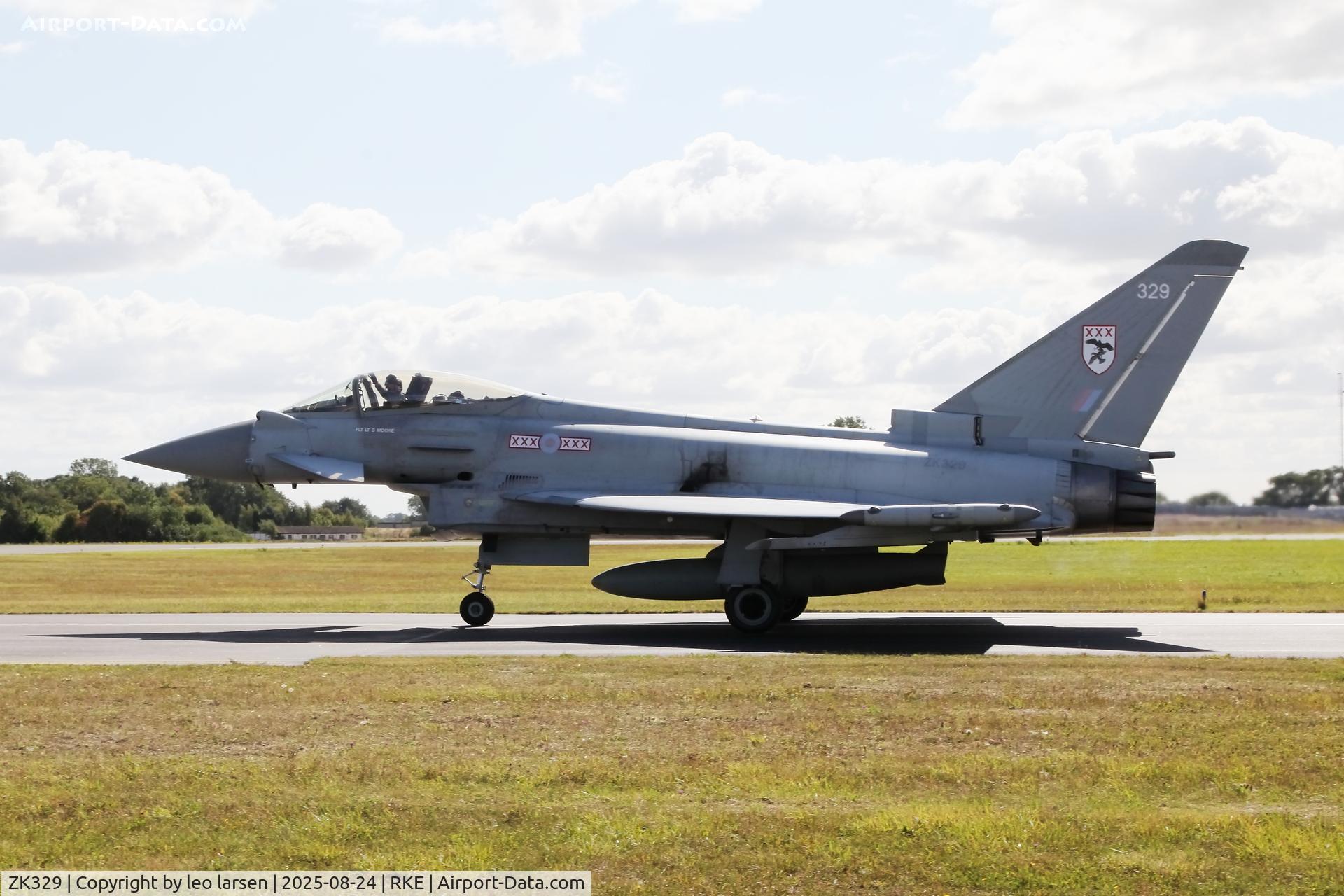 ZK329, 2012 Eurofighter EF-2000 Typhoon FGR4 C/N BS090/342, Roskilde Air Show 24.8.2025