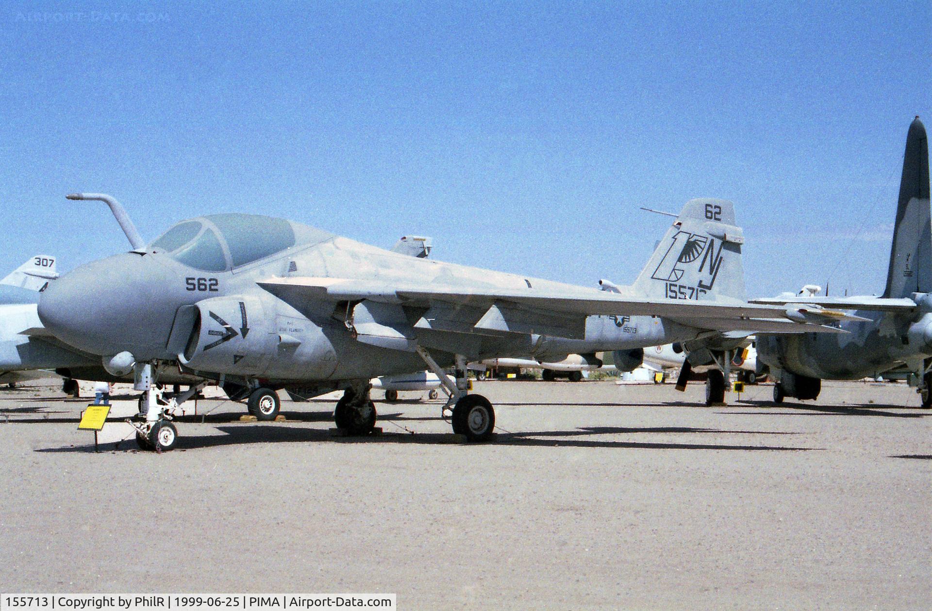 155713, Grumman A-6E Intruder C/N I-439, 157713 Grumman A-6E Intruder USN Pima 25.06.99