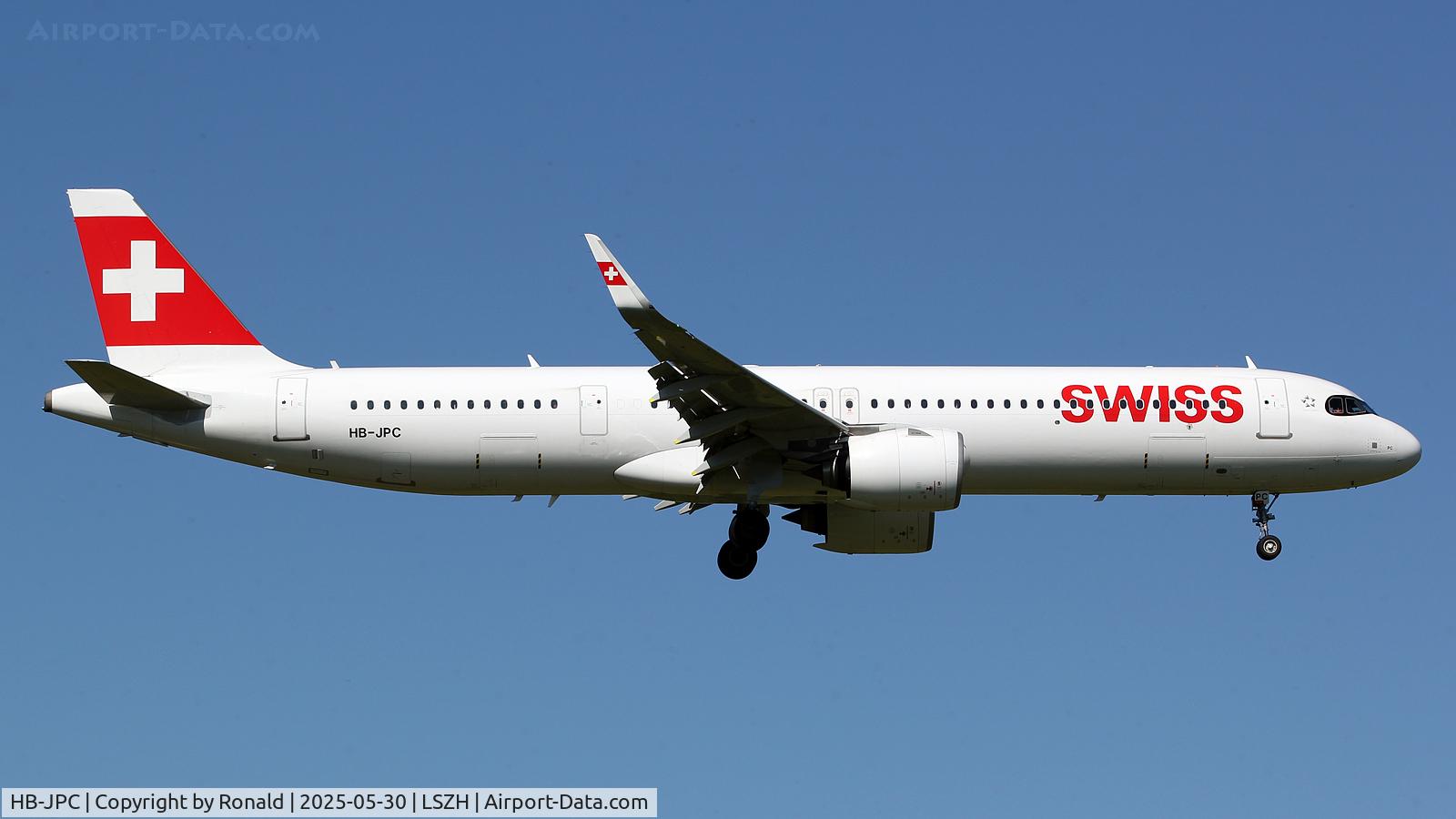 HB-JPC, 2023 Airbus A321-271NX C/N 11298, at zrh