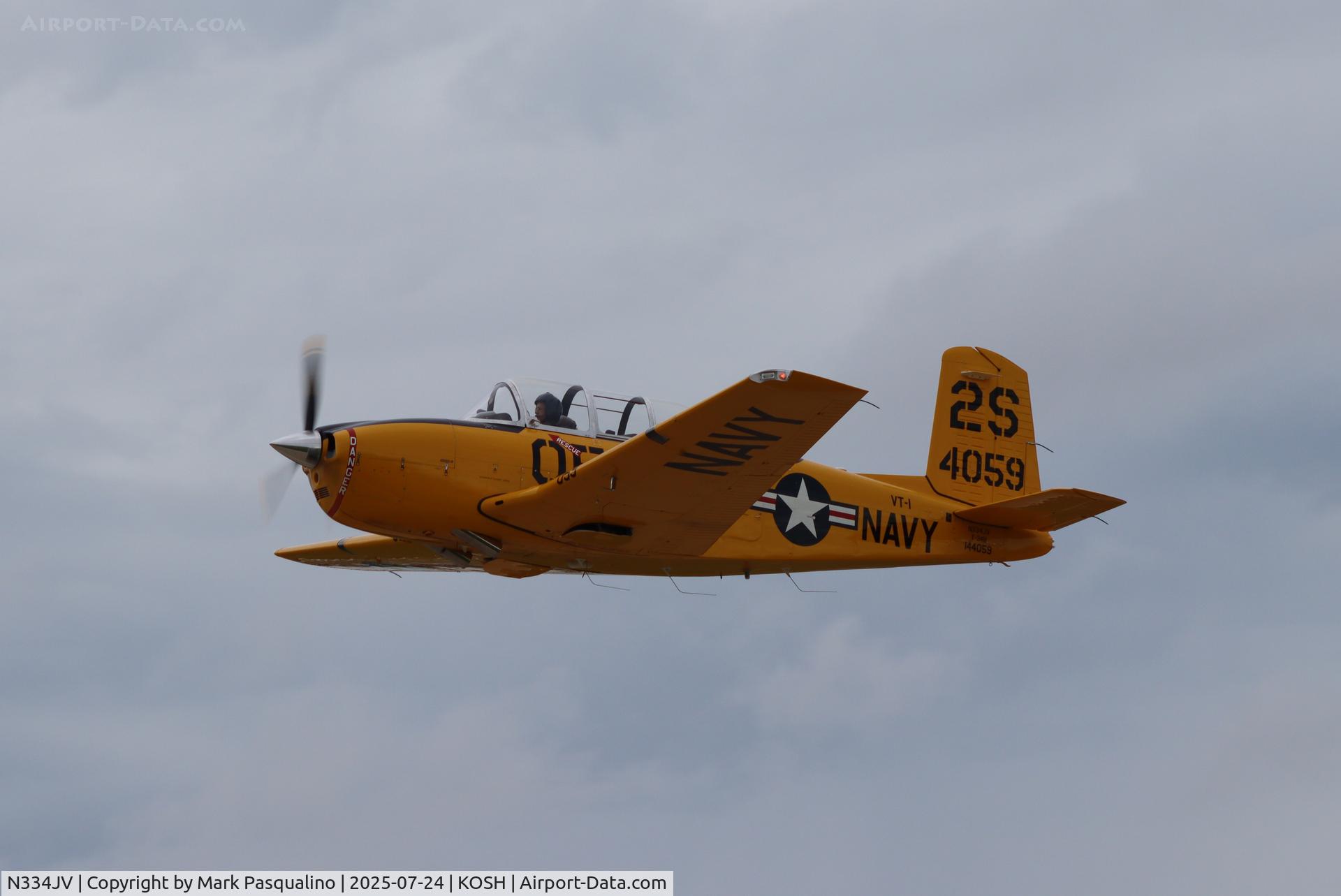 N334JV, 1957 Beech T-34B C/N BG-366, Beech T-34B