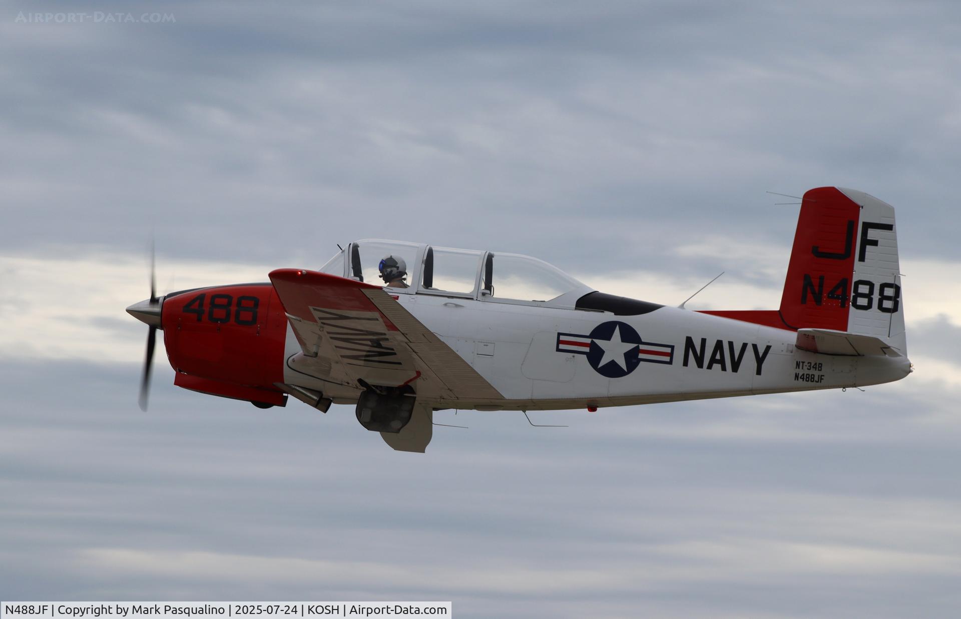 N488JF, 1953 Beech T-34A (A45) Mentor Mentor C/N G-298, BeechT-34A