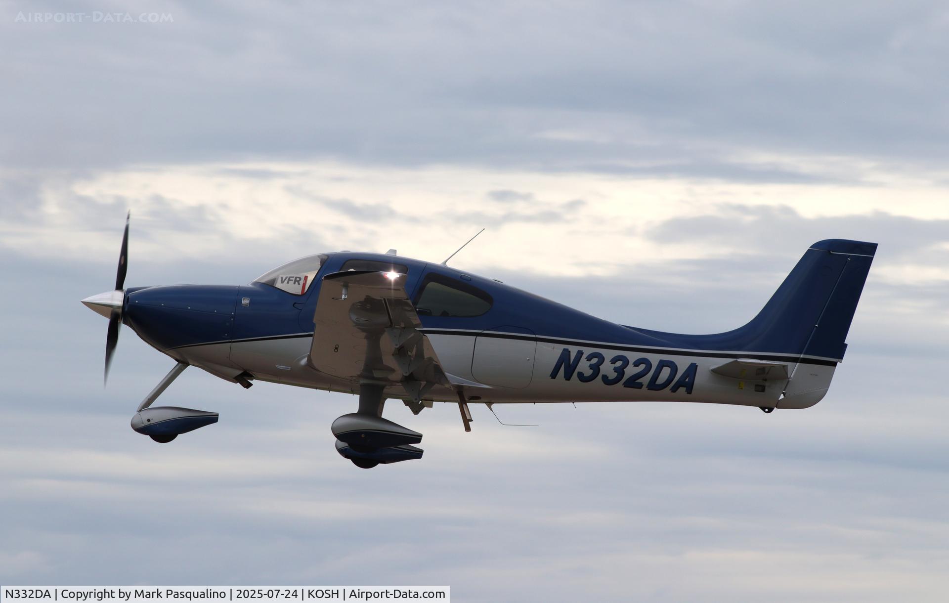 N332DA, Cirrus SR22 C/N 3453, Cirrus SR22