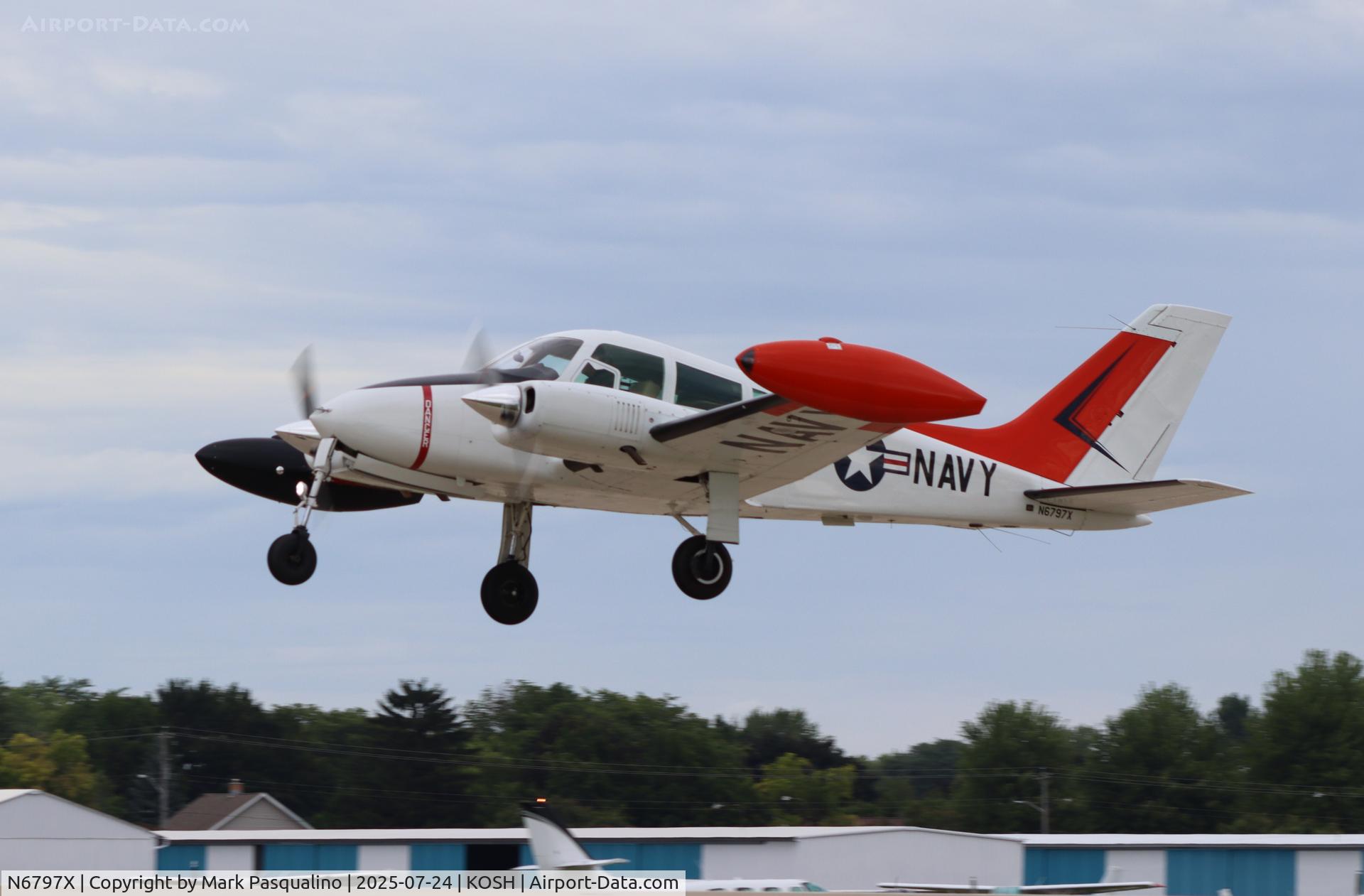 N6797X, 1961 Cessna 310F C/N 310-0097, Cessna 310F