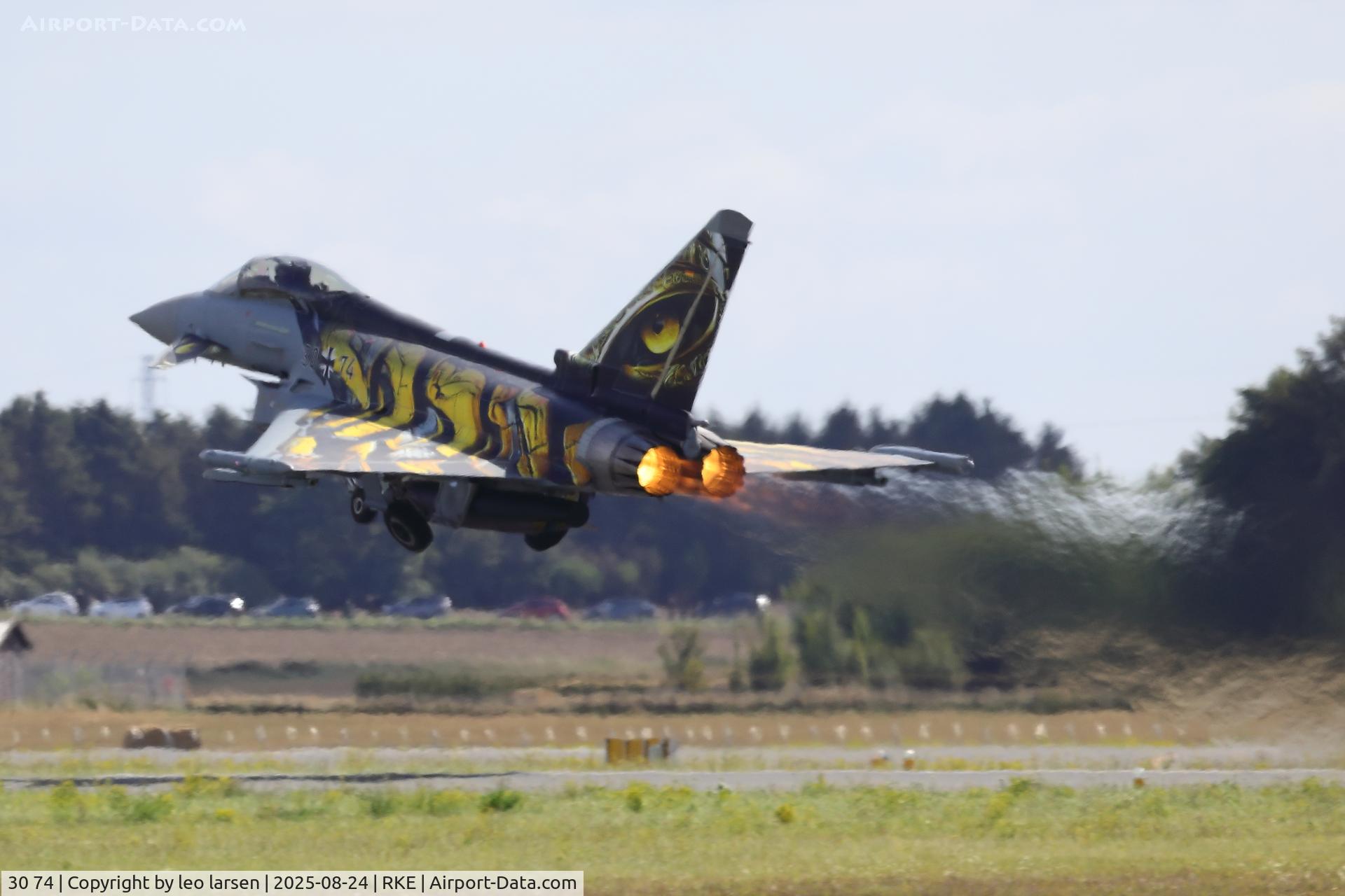 30 74, 2014 Eurofighter EF-2000 Typhoon C/N GS055, Roskilde Air Show 24.8.2025